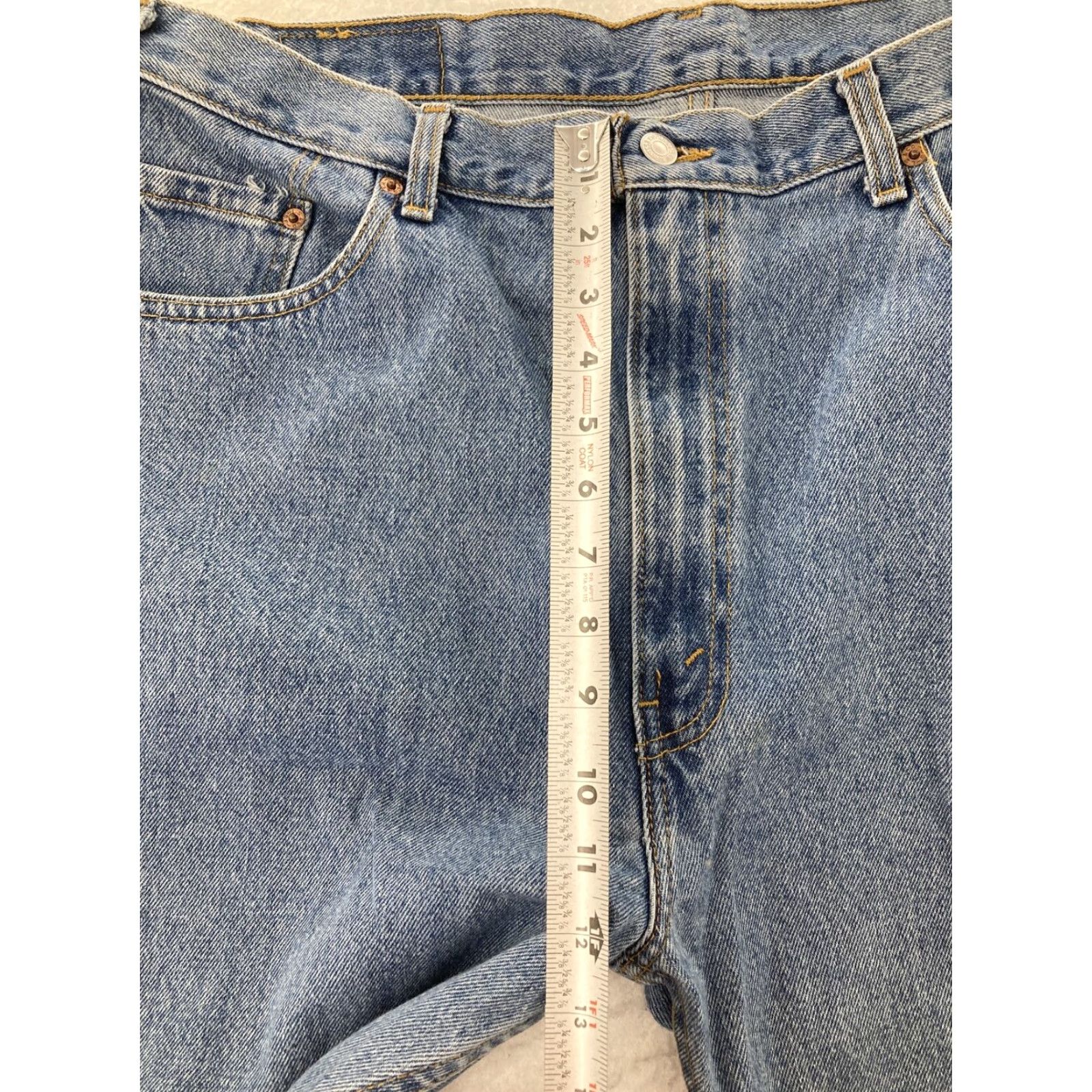 Levi's VINTAGE Levi's 505 Jeans Mens 40x30 Regular Levi's 505 Jeans 40 34 Blue USA Classic 90s Mens Regular Straight Size US 40 / EU 56 - 4 Thumbnail