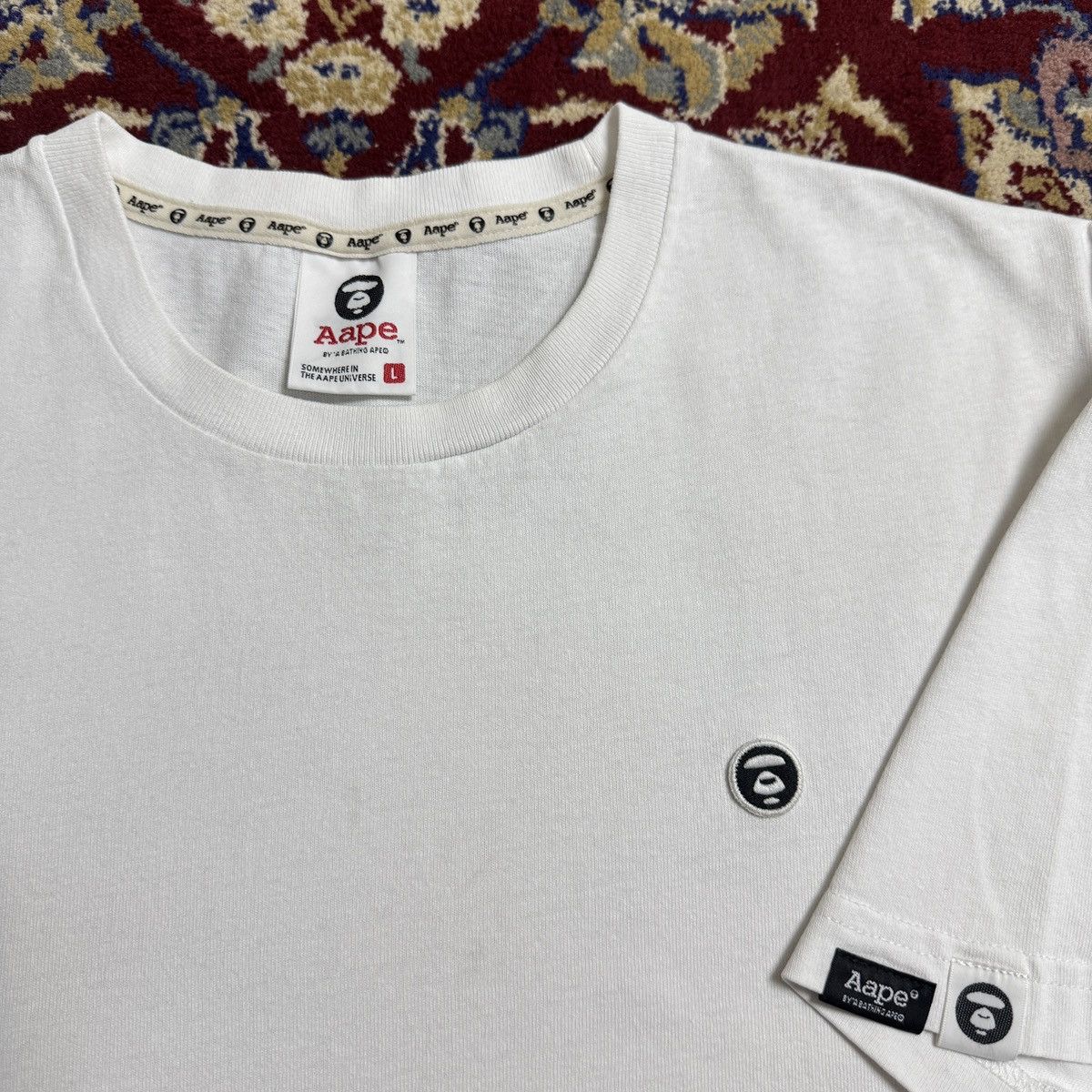 Bape Aape BY A Bathing Ape Bape head logo tee y2k Nigo Size US L / EU 52-54 / 3 - 1 Thumbnail
