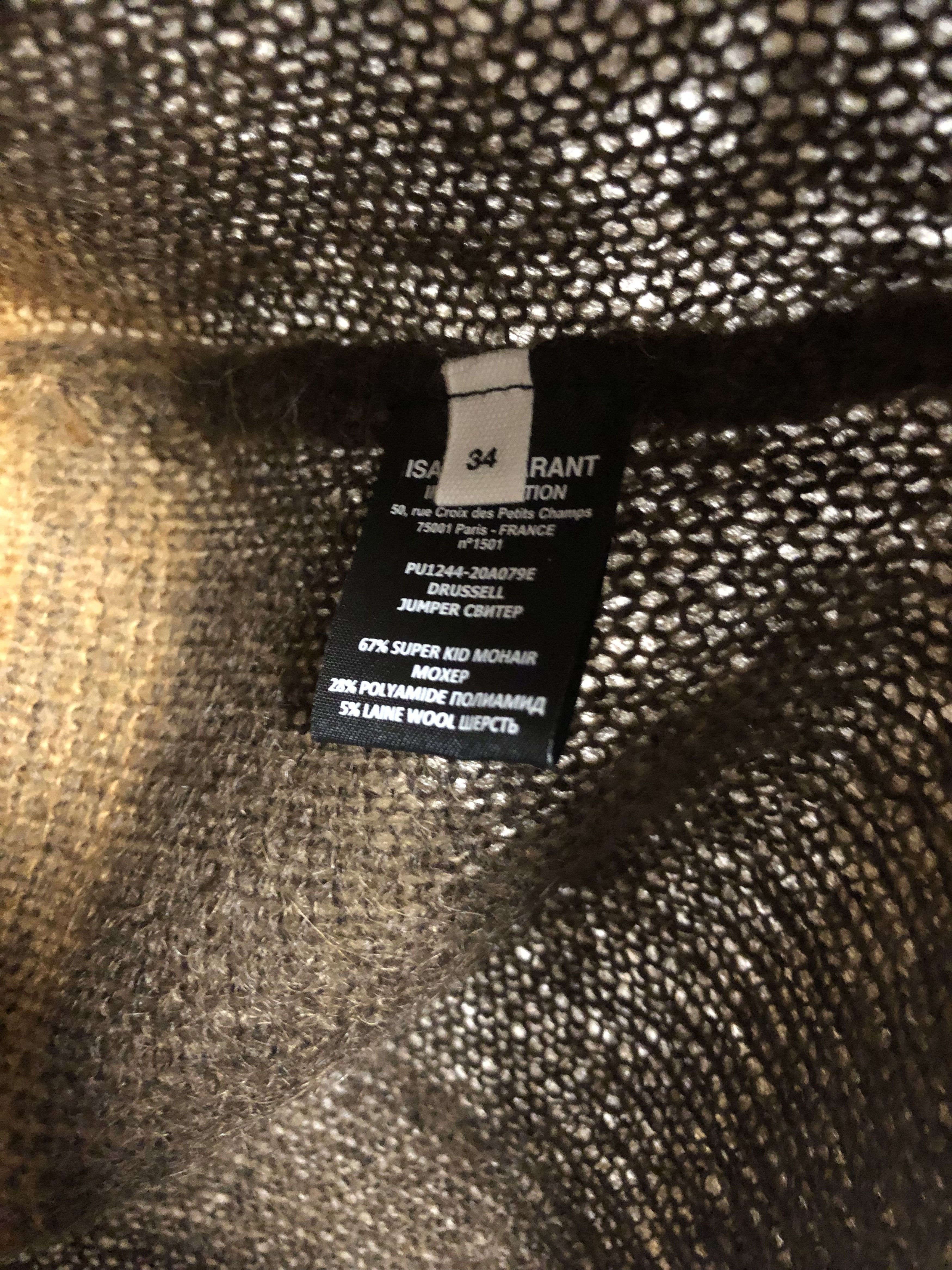 Isabel Marant × Isabel Marant Etoile [Rare] Isabel Marant Etoile Drussell Ombré Mohair Sweater Size XS / US 0-2 / IT 36-38 - 2 Thumbnail