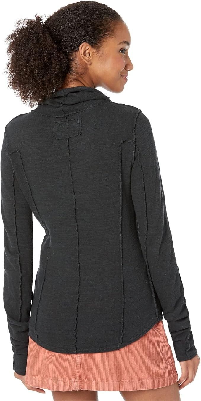 Free People Free People Everyday Layering Long Sleeve Top Ebony ( XS ) Size XS / US 0-2 / IT 36-38 - 2 Thumbnail