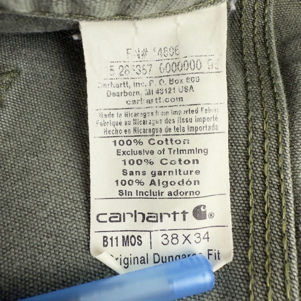 Carhartt Carhartt B11MOS Loose Straight Men's Olive Cargo Pants Size Size US 38 / EU 54 - 6 Thumbnail