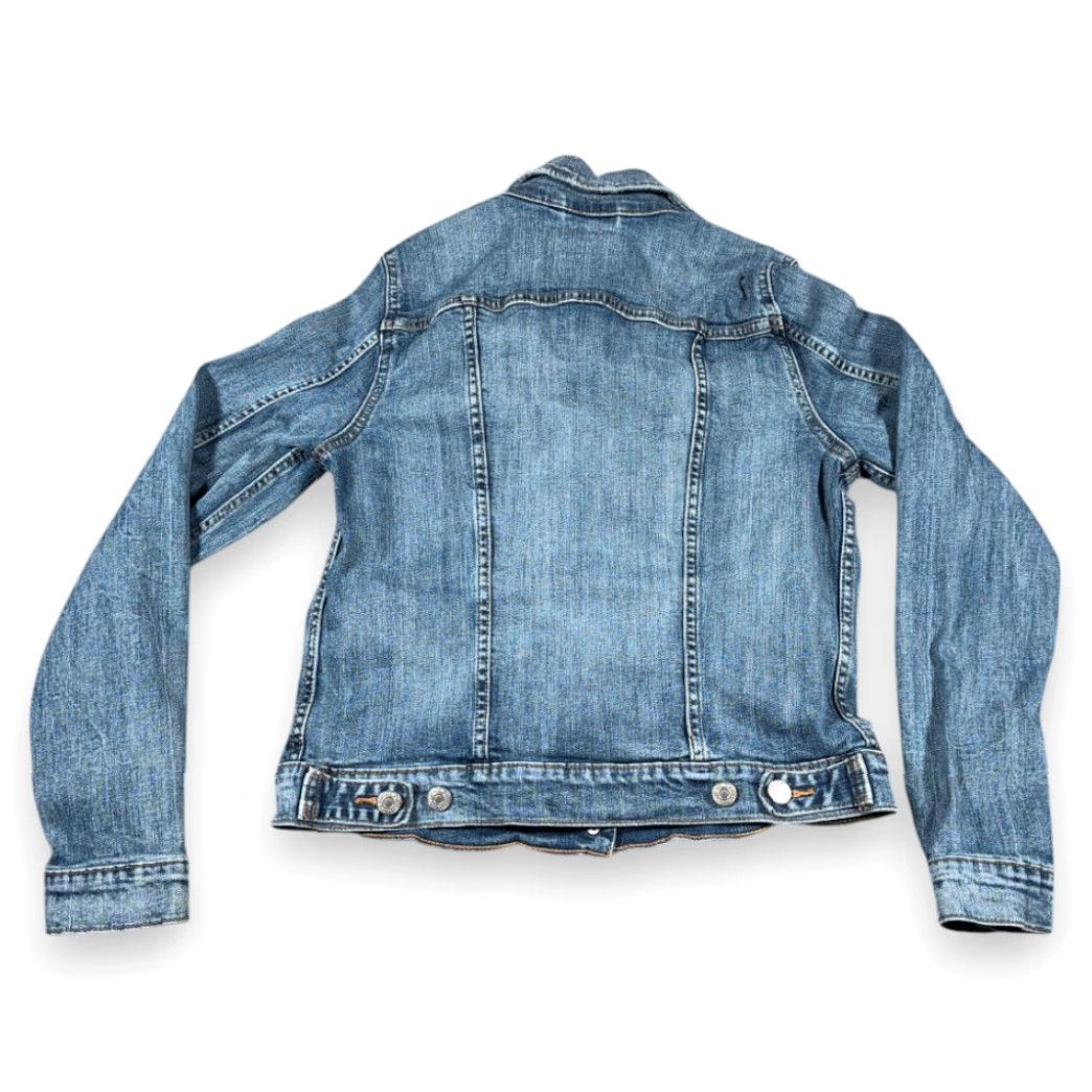 Levi's VINTAGE Levi's Jacket Womens MEDIUM Blue Denim Trucker Classic Retro Casual Mens, Womens Size 32" / US 10 / IT 46 - 3 Thumbnail