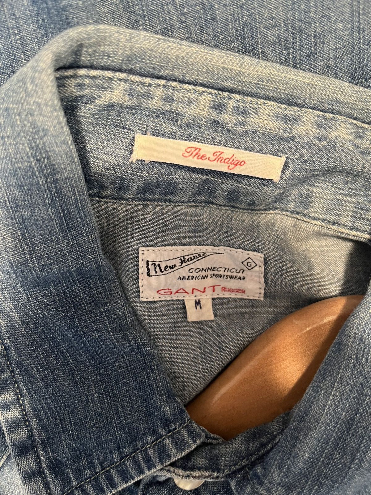 Gant Gant distressed denim shirt Size US M / EU 48-50 / 2 - 5 Thumbnail