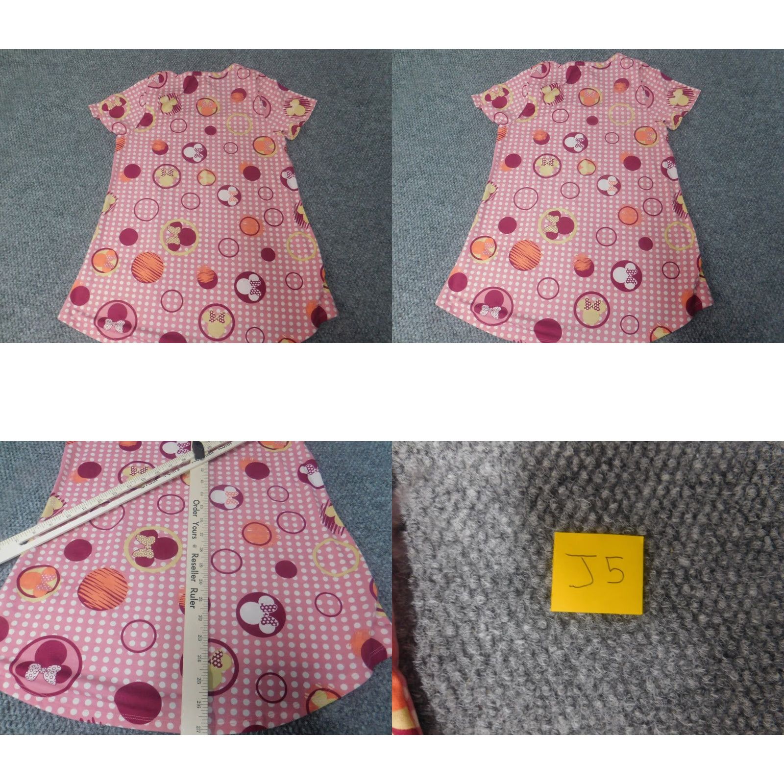 Vintage Lularoe Blouse XS Pink Knit Short Sleeve Pocket Collared Button-Down Modern Geometric Regular Women’s Shirt Size XS / US 0-2 / IT 36-38 - 8 Thumbnail