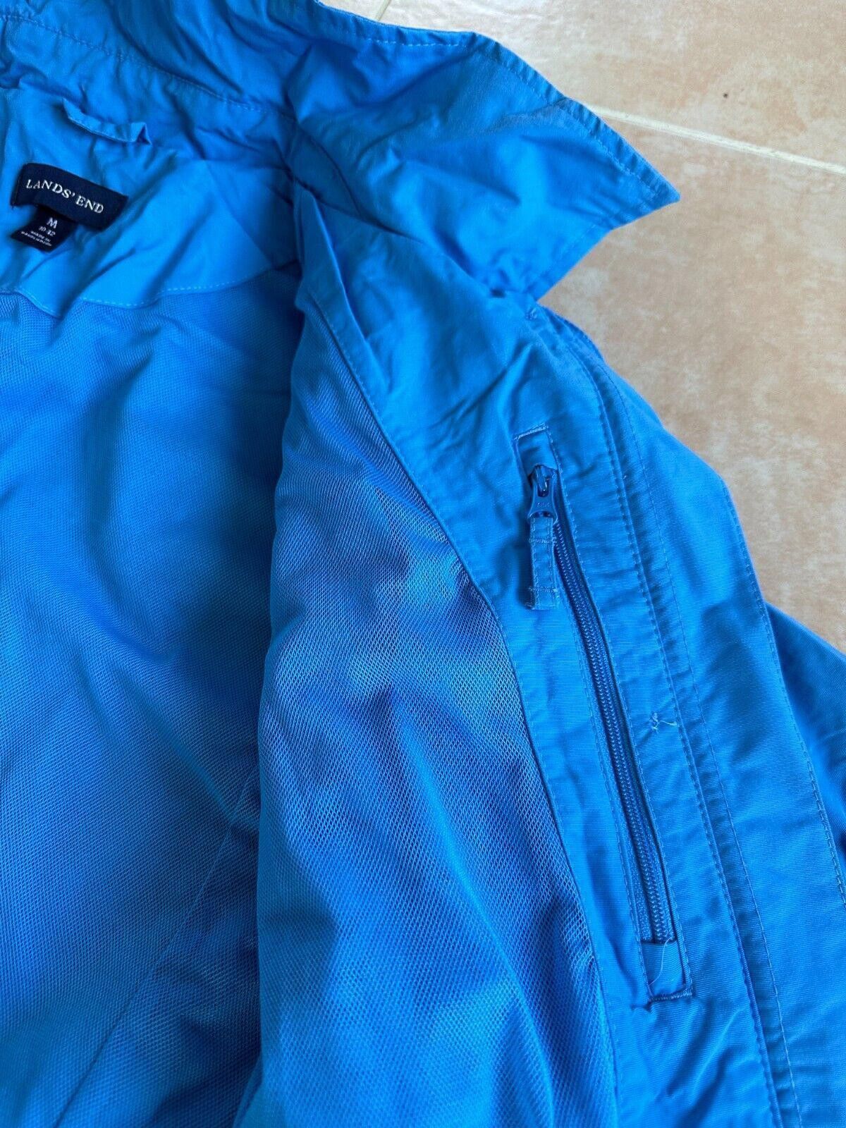Lands' End Lands' End Blue Rain Jacket Women sz M /10-12 Size M / US 6-8 / IT 42-44 - 8 Thumbnail