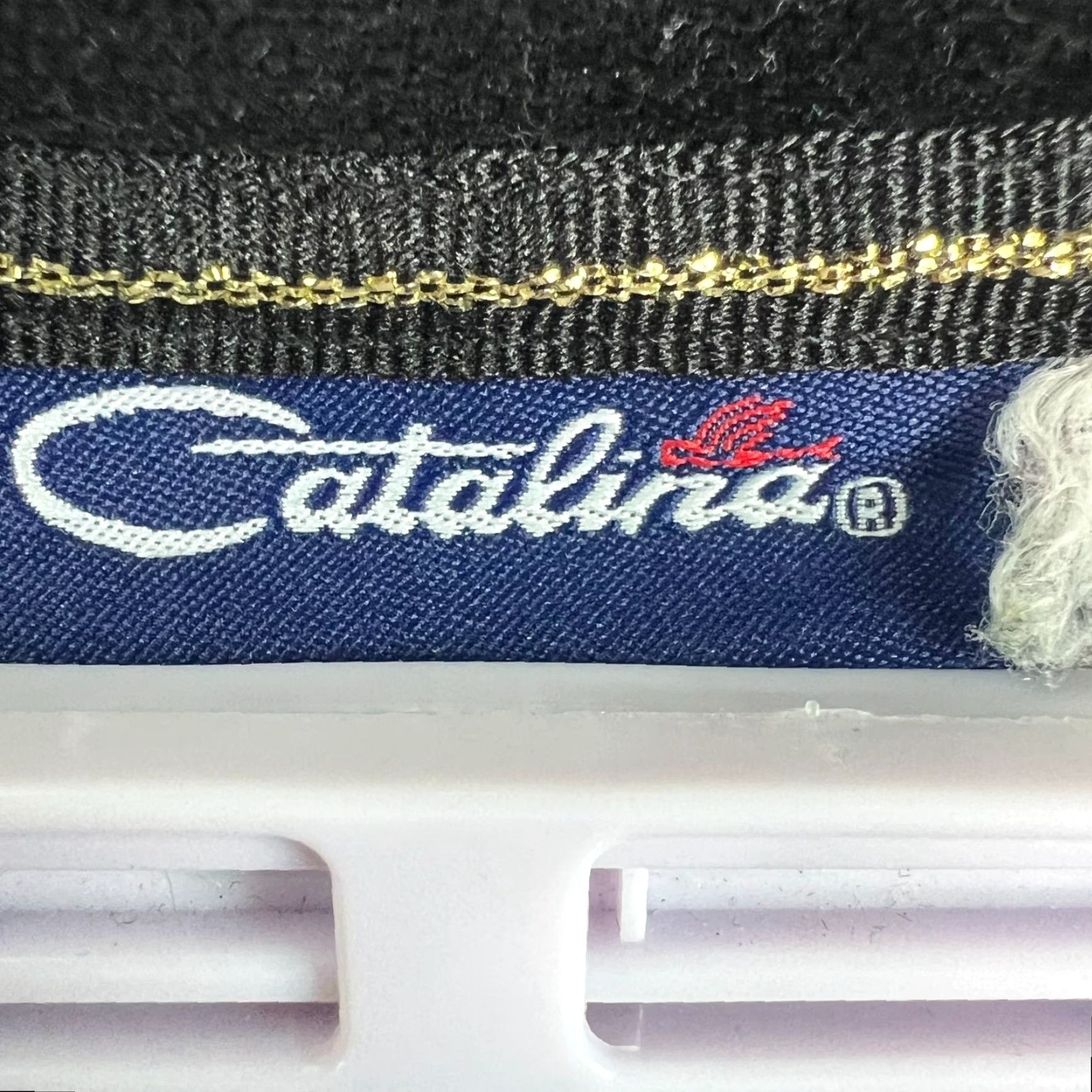 Catalina VINTAGE Catalina Velour Knit Pullover Sweater Women Black Metallic Size M Size M / US 6-8 / IT 42-44 - 3 Thumbnail