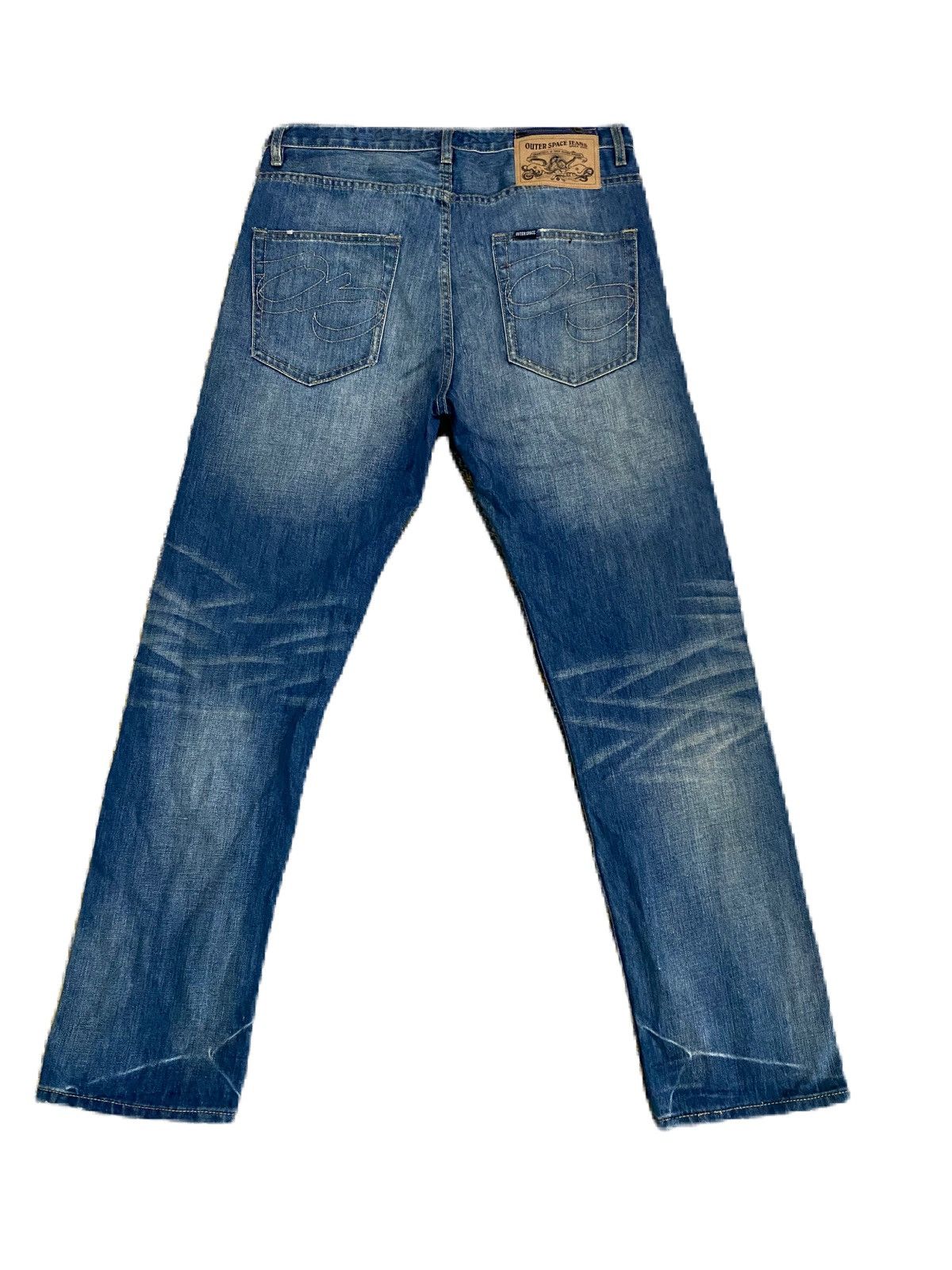 Japanese Brand × Kapital JAPAN BRAND OUTER SPACE RIPPED STYLE DENIM DISTRESS Size US 34 / EU 50 - 2 Thumbnail