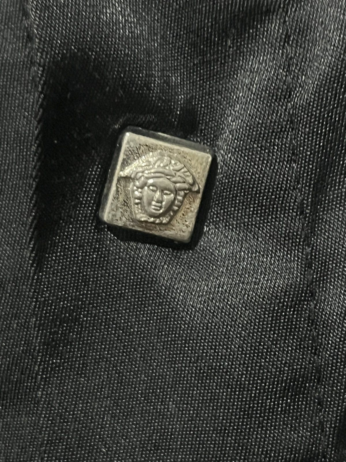 Versace Jeans Couture Versace Jeans Couture Vintage Black Shirt Silver Medusa Head Size US M / EU 48-50 / 2 - 5 Thumbnail
