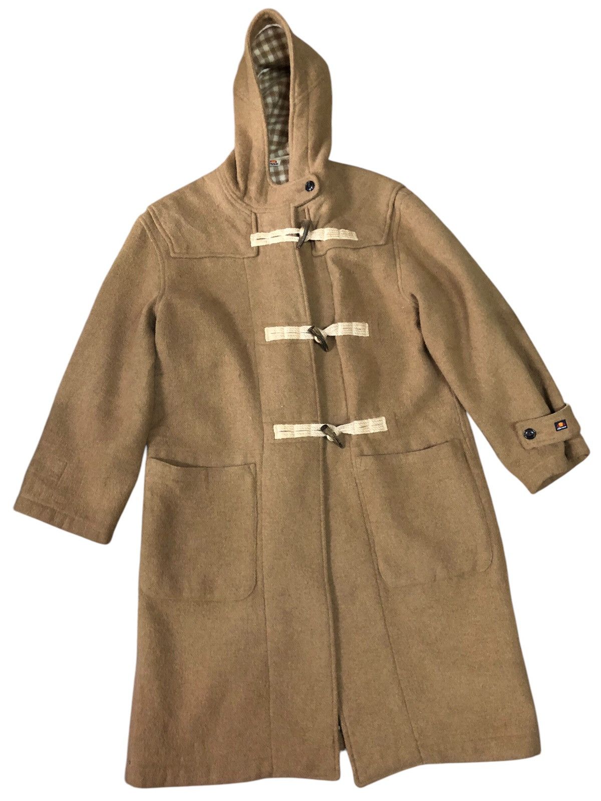 Ellesse Ellese Wool Blend Duffle Hooded Coat Size US M / EU 48-50 / 2 - 1 Thumbnail