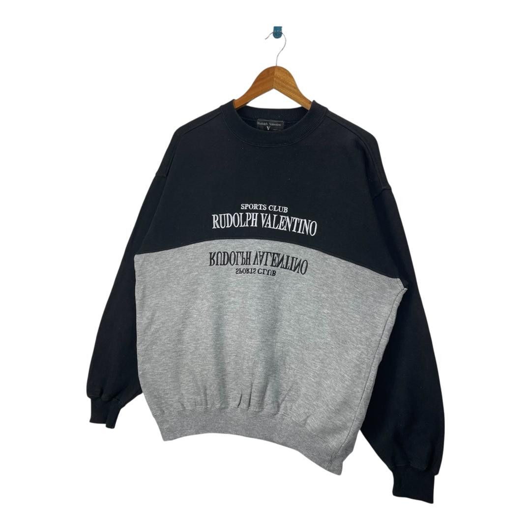 Valentino Vintage Rudolph Valentino Embroided Logo Sweatshirt Size US L / EU 52-54 / 3 - 2 Thumbnail
