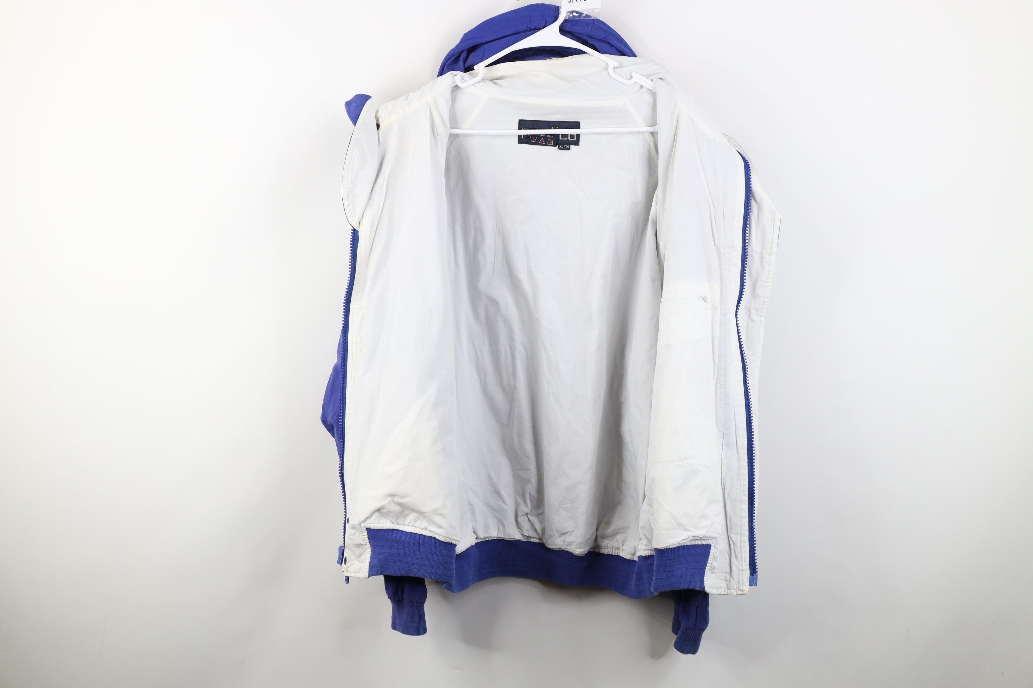 Nautica Vintage 90s Nautica Hooded Sailing Windbreaker Jacket Size US XL / EU 56 / 4 - 11 Thumbnail