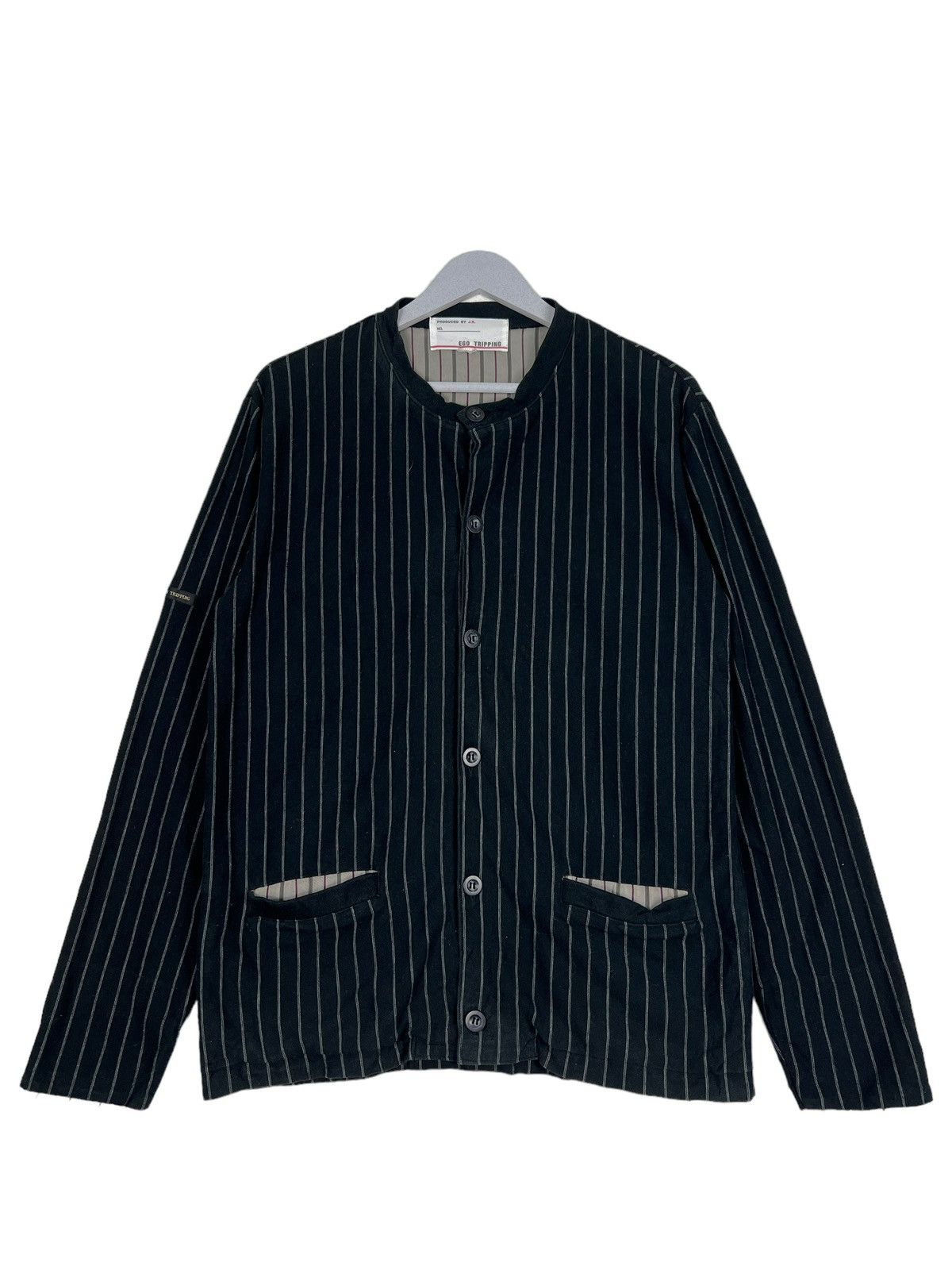 Ego Tripping 🔥 EGO TRIPPING JAPAN STRIPE CARDIGAN JACKET MADE IN JAPAN Size US M / EU 48-50 / 2 - 2 Thumbnail