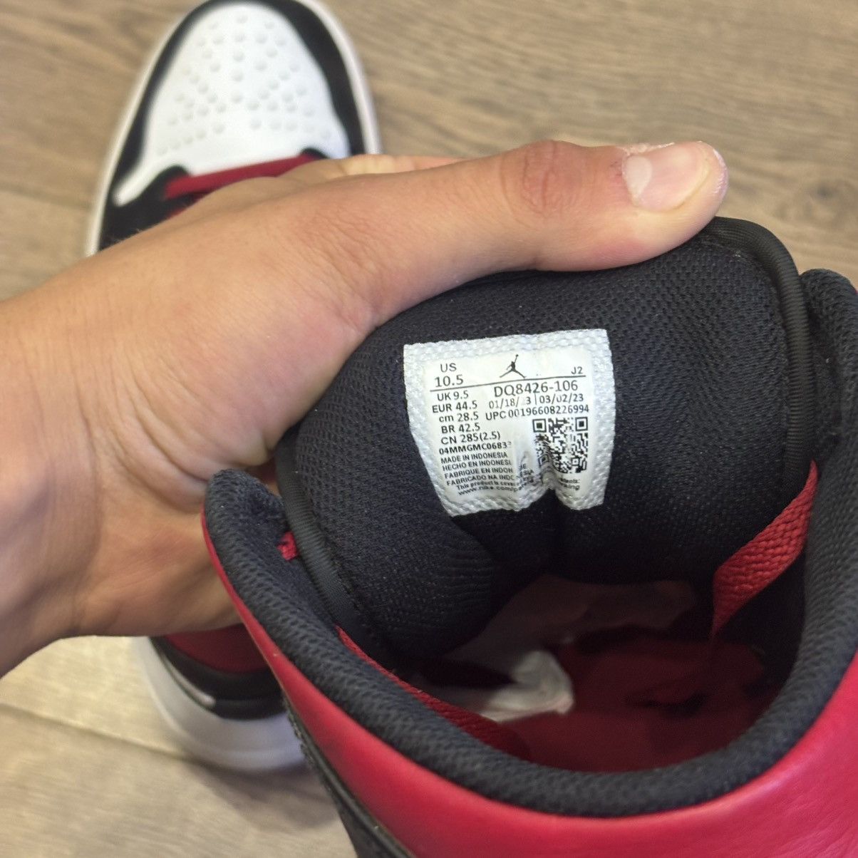 Jordan Brand 2023 jordan 1 mid Size US 10.5 / EU 43-44 - 5 Thumbnail