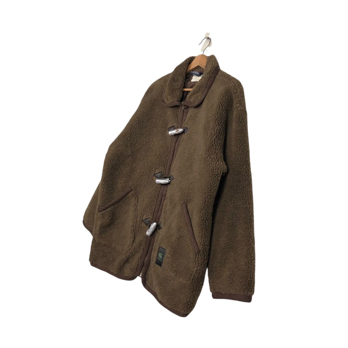 Canterbury of New Zealand VINTAGE FLEECE ZIPPER DUFFLE JACKET CANTERBURY CARGO POCKET Size US M / EU 48-50 / 2 - 4 Thumbnail