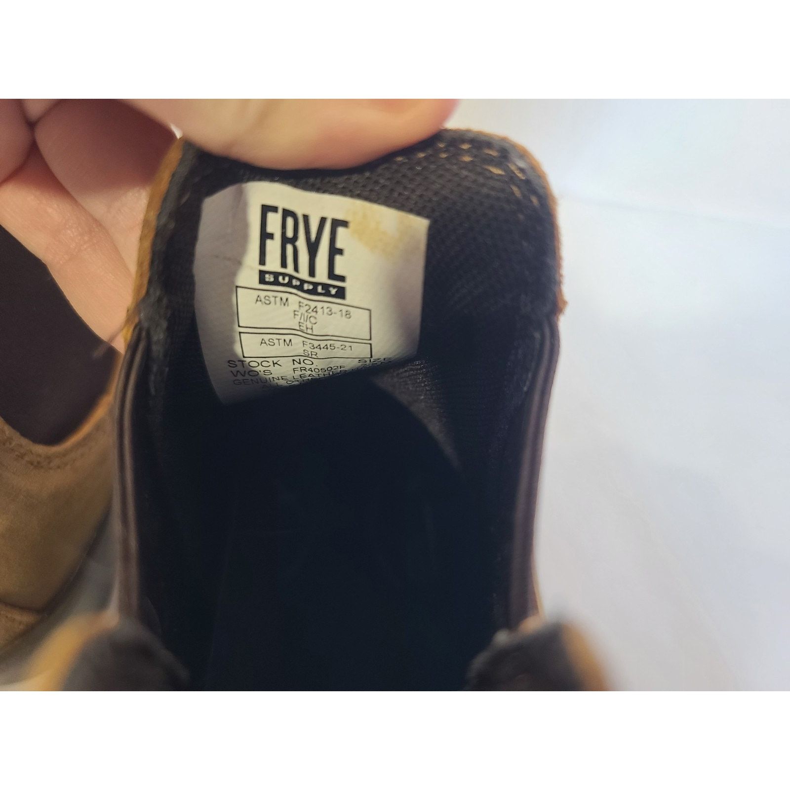 Frye Frye Womens Brown Leather Steel Toe Chelsea Booties US 7.5M Size US 7.5 / IT 37.5 - 10 Thumbnail