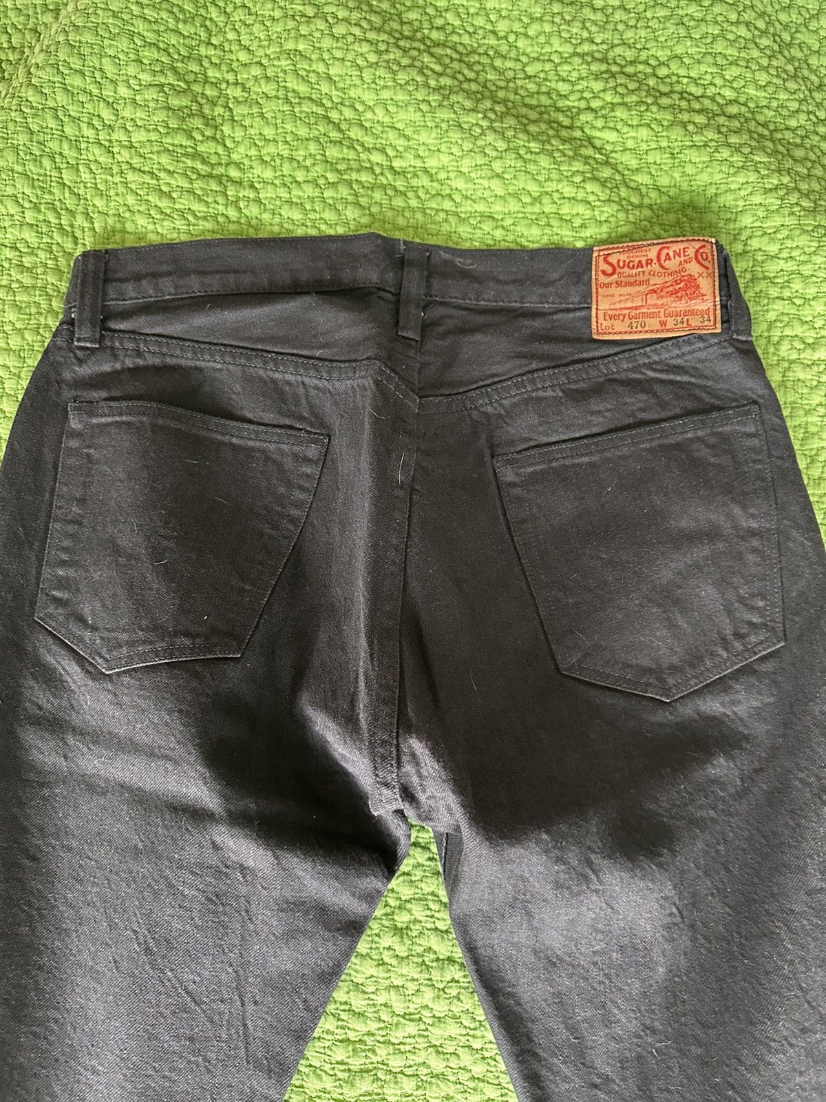 Sugar Cane Sugar Cane Selvedge Black Lot 470 Size US 34 / EU 50 - 4 Thumbnail