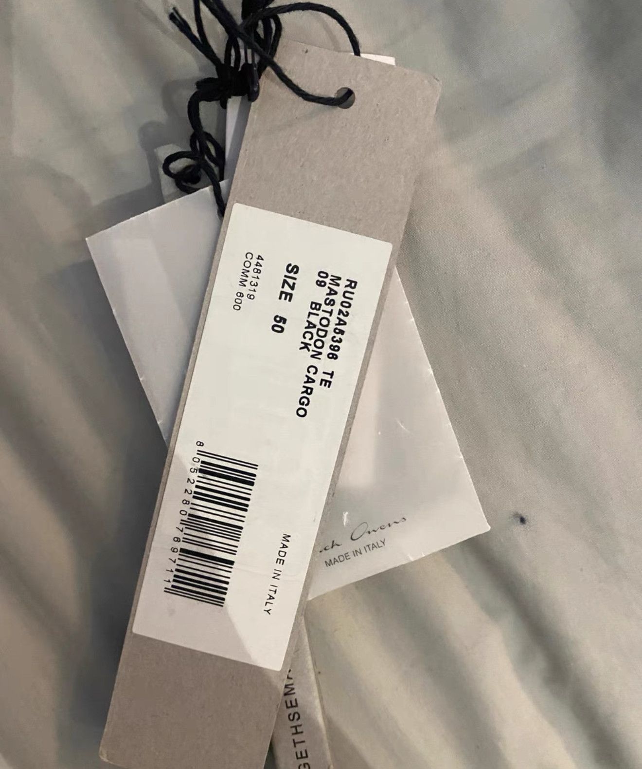 Rick Owens Rick Owens Mastodon Cargo Pants Size US 34 / EU 50 - 4 Thumbnail