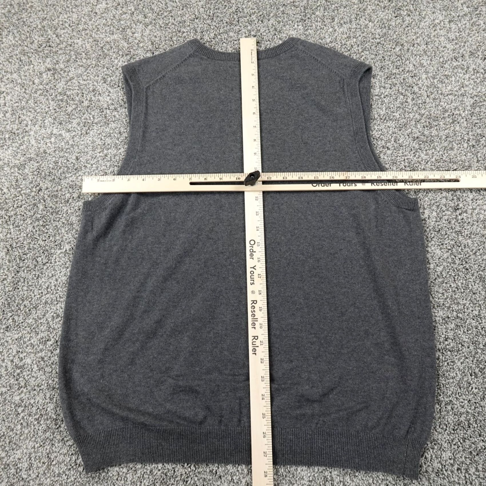 Polo Ralph Lauren Ralph Lauren Chaps Vest Mens L Gray Sleeveless Knit V-Neck Golf Casual Workwear | Polo Ralph Lauren Size US L / EU 52-54 / 3 - 6 Thumbnail