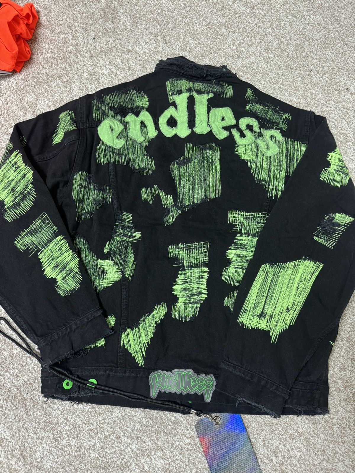 Vlone Endless Denim Jacket Size US L / EU 52-54 / 3 - 2 Thumbnail