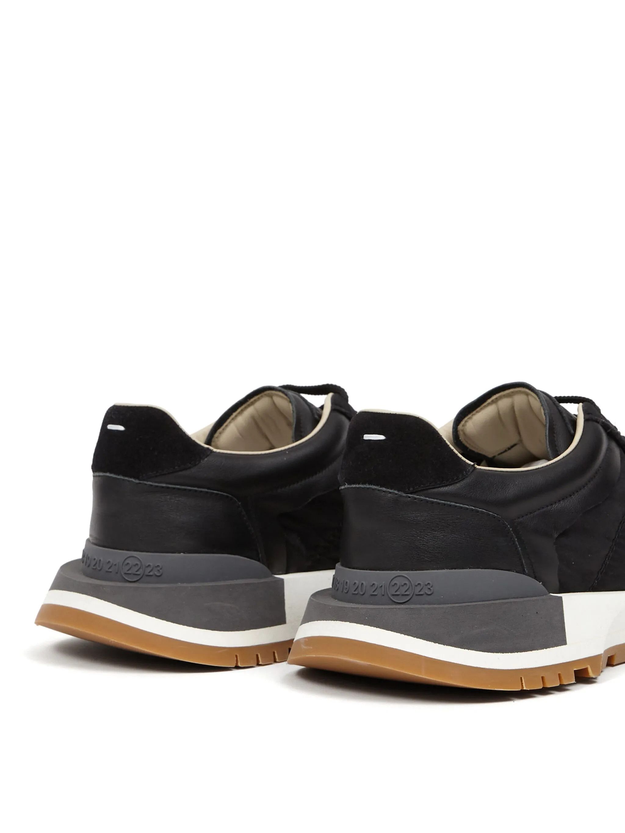Maison Margiela oc11z1225 50-50 Ankle Strap Low-Top Sneakers in Black Size US 9 / IT 39 - 4 Thumbnail