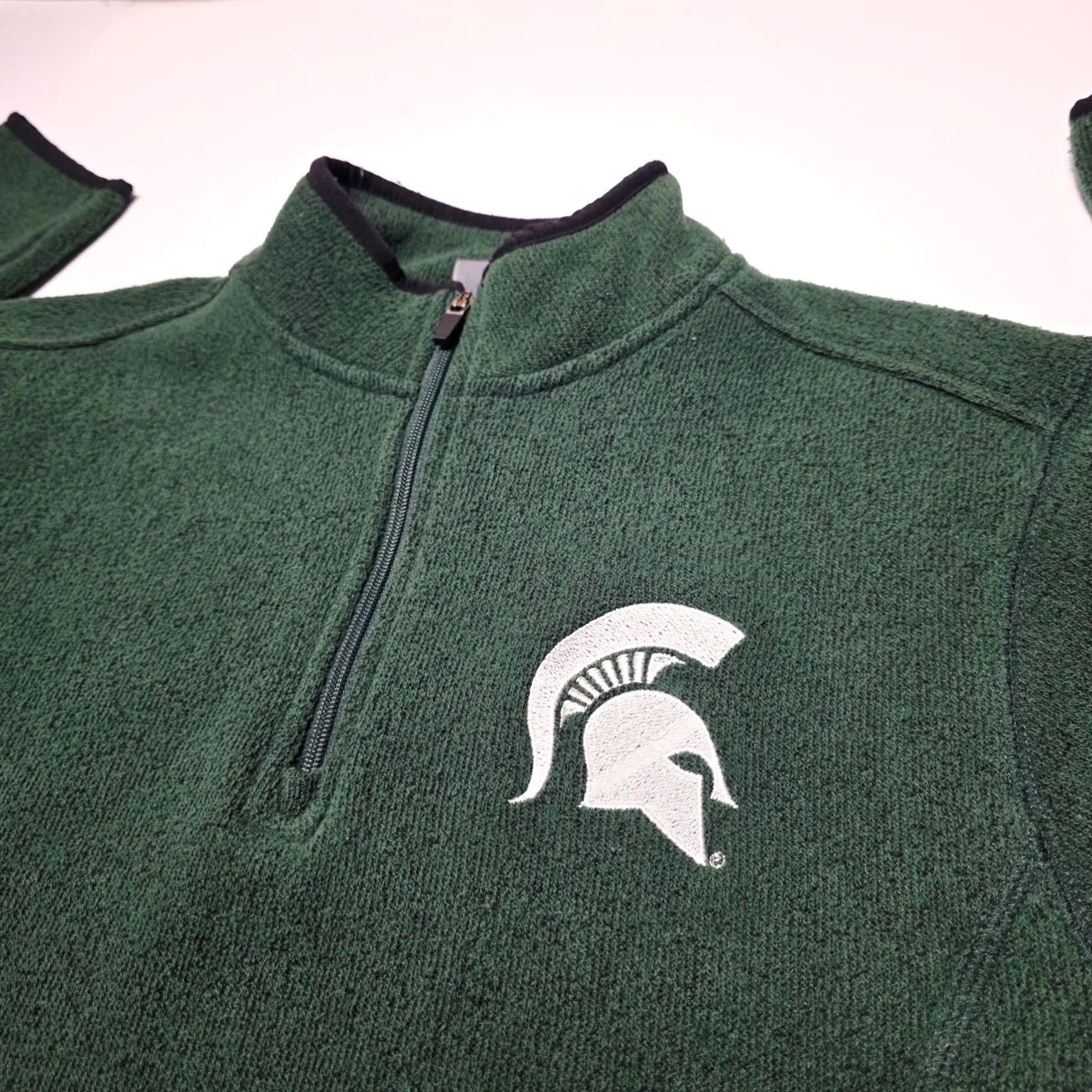 Vintage VINTAGE Knights Apparel Michigan State Spartans Pullover Green Men’s Small NCAA Size US S / EU 44-46 / 1 - 3 Thumbnail