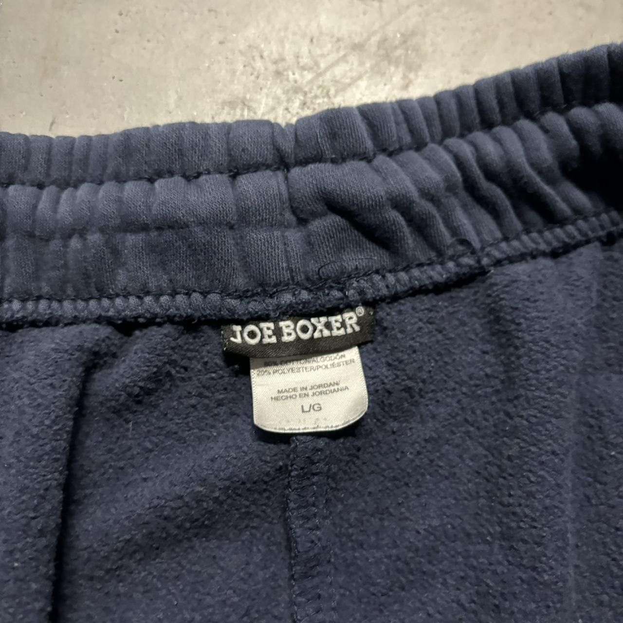 Japanese Brand × Vintage Crazy Vintage Y2K/2000s Baggy Navy Blue Skater Essential Sweatpants! Size US 34 / EU 50 - 6 Thumbnail