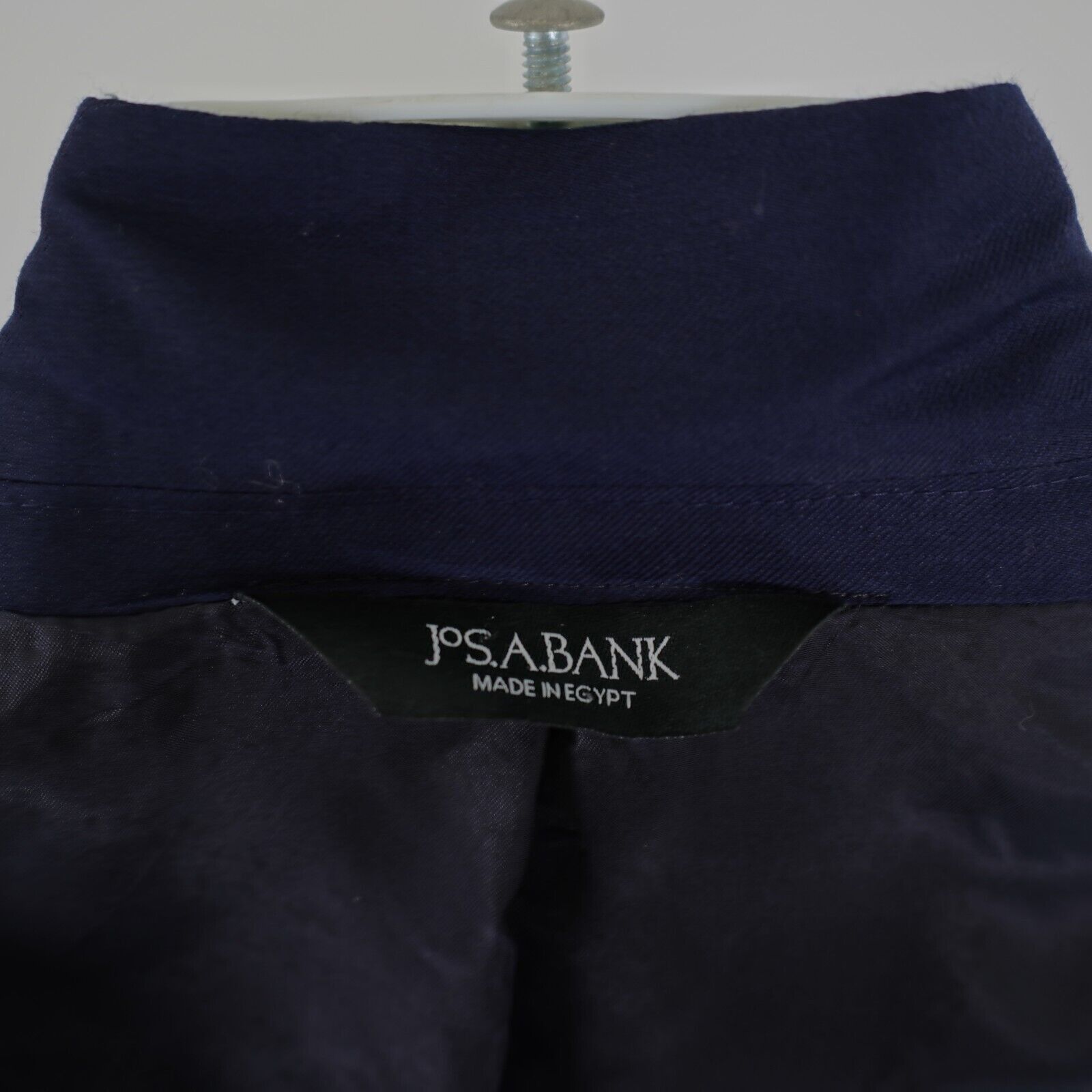 Jos. A. Bank Jos A Bank Signature Wool Blue 2 Gold Button Blazer 46R Tagg Size 46R - 11 Thumbnail