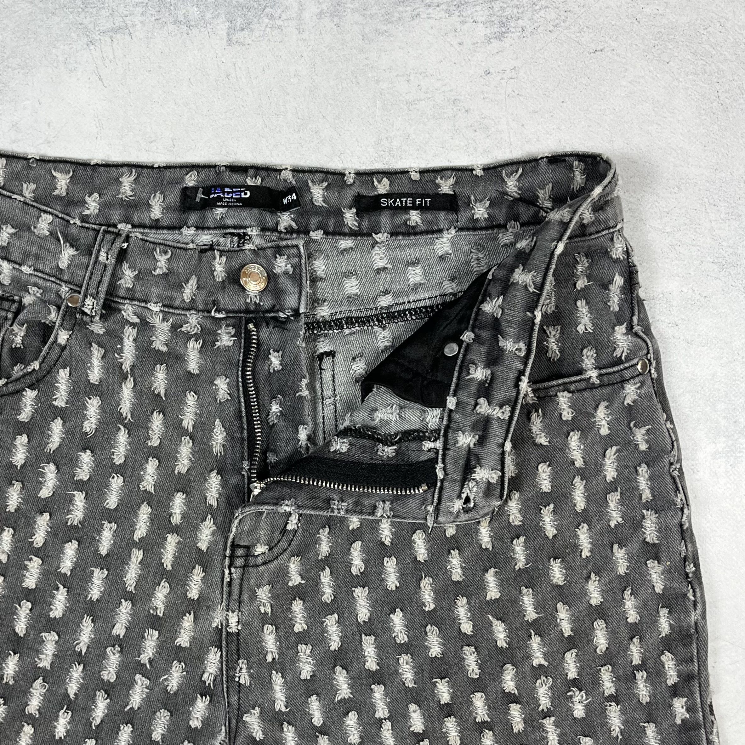 Jaded London Jaded London Y2K Crazy Skate Fit Jeans Pants Size US 34 / EU 50 - 6 Thumbnail