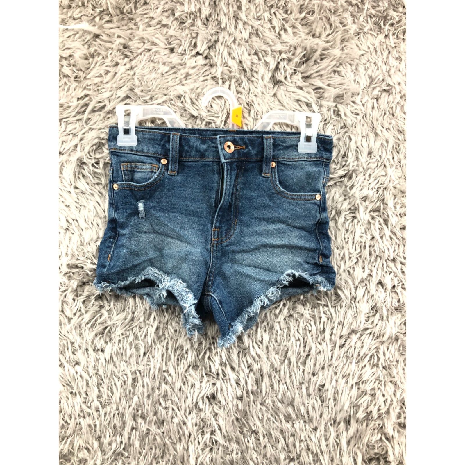 Vintage Kendall & Kylie Shorts Womens size 0 Drifter High Rise Dark Wash Blue Denim Jean Neighborhood Size 25" / US 0 / IT 36 - 2 Thumbnail