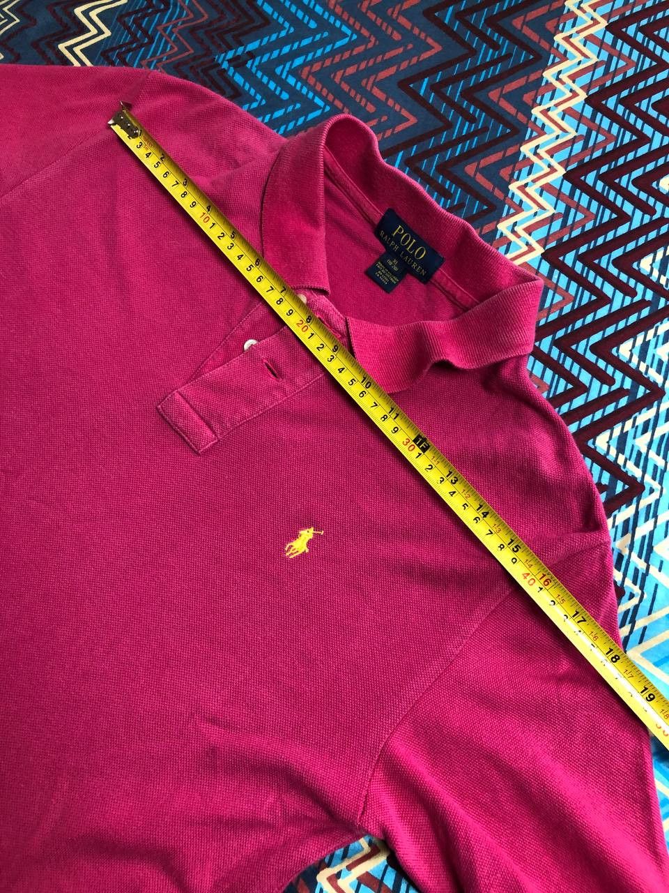 Polo Ralph Lauren × Vintage Vintage Polo Ralph Lauren Polo size XL (18-20) Shirt Pink Size US M / EU 48-50 / 2 - 5 Thumbnail