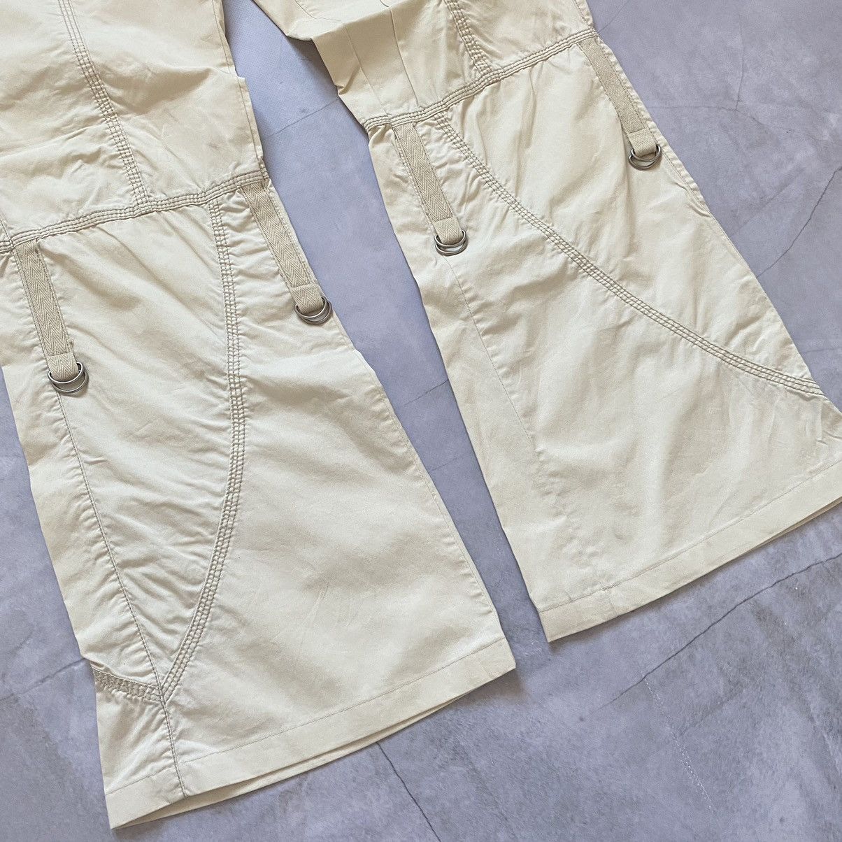 Other Vintage Junya Watanabe Balenciaga Style Flared Cargo Pants Size 29" - 4 Thumbnail