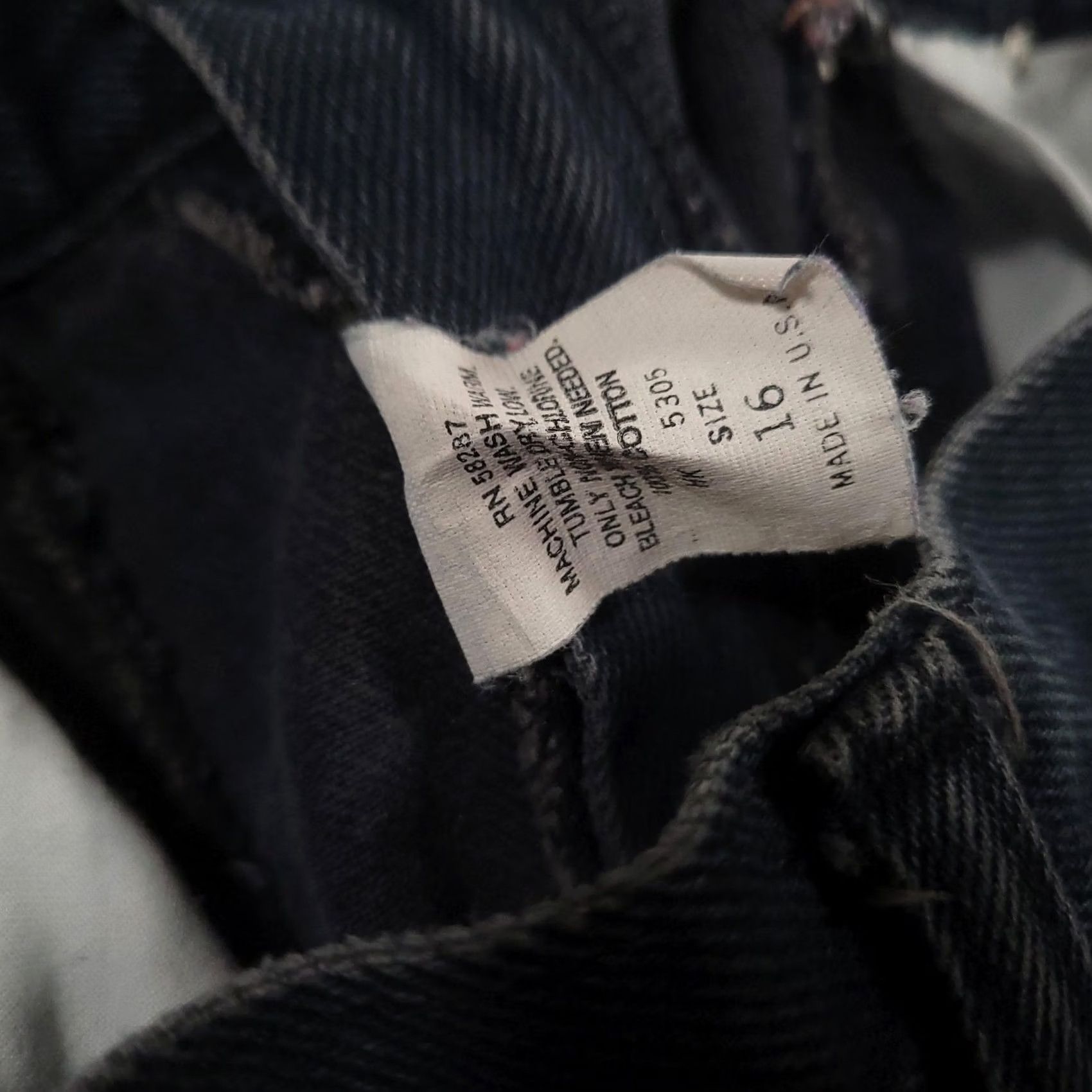 Cotton Traders VINTAGE Congo Traders Jeans Womens 16 High Waist Tapered Mom Made USA 90s Denim Jeans Womens 16 Blue Size 38" / US 16 / IT 52 - 2 Thumbnail