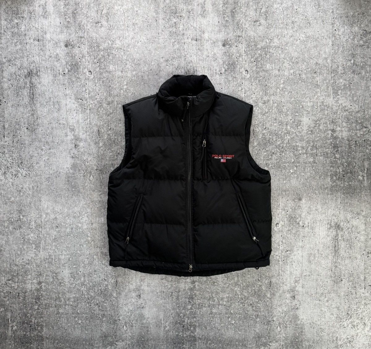Polo Ralph Lauren Vintage Polo Ralph Lauren Sport Down Vest Black Size L Size US L / EU 52-54 / 3 - 1 Thumbnail