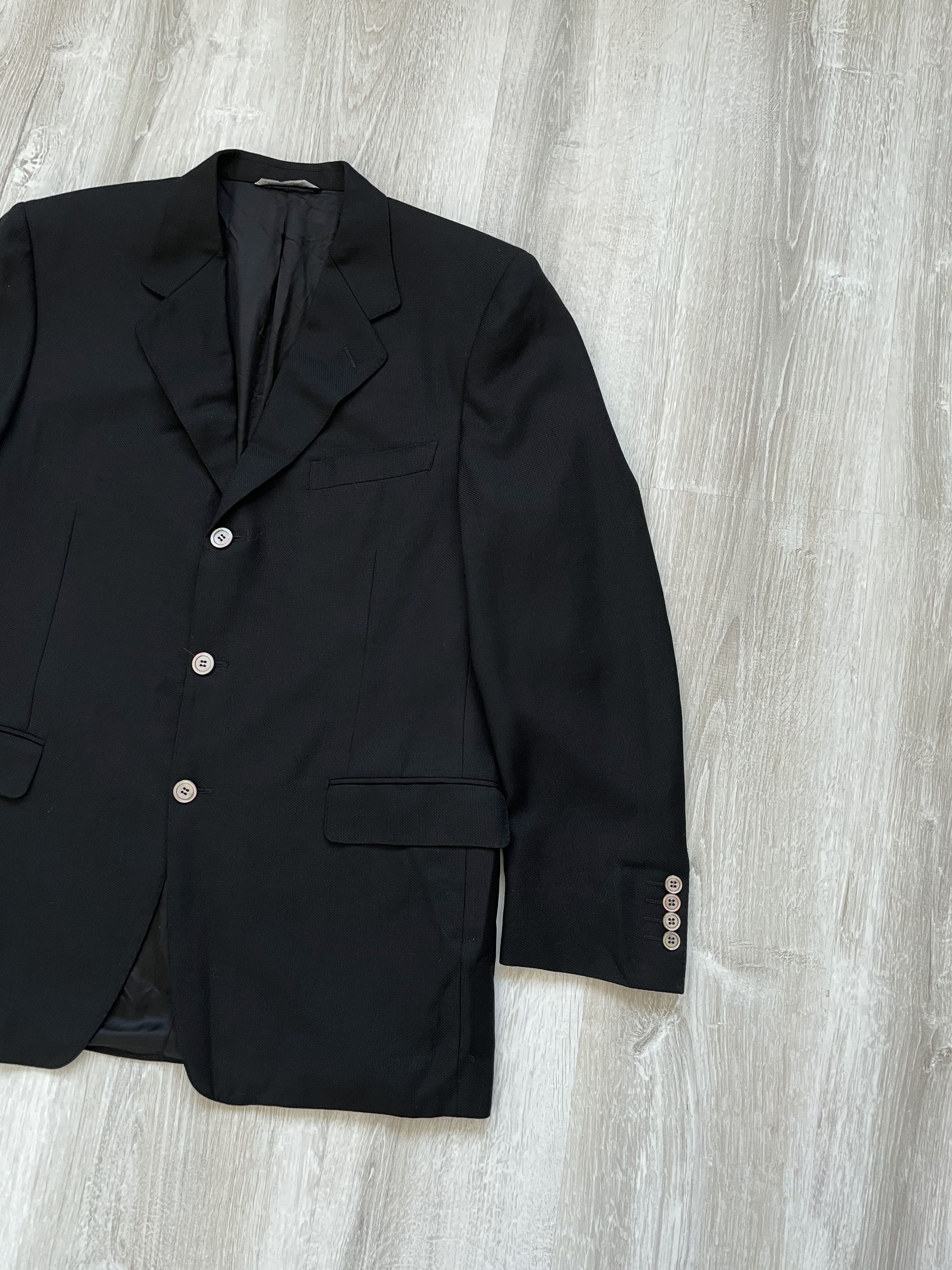 Canali Canali Wool Black Blazer Size US M / EU 48-50 / 2 - 3 Thumbnail