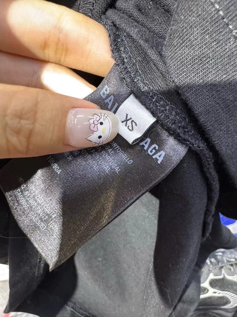 Balenciaga Balenciaga Balenciaga Black Loose Fit Short Sleeve T-Shirt Size US XS / EU 42 / 0 - 7 Thumbnail