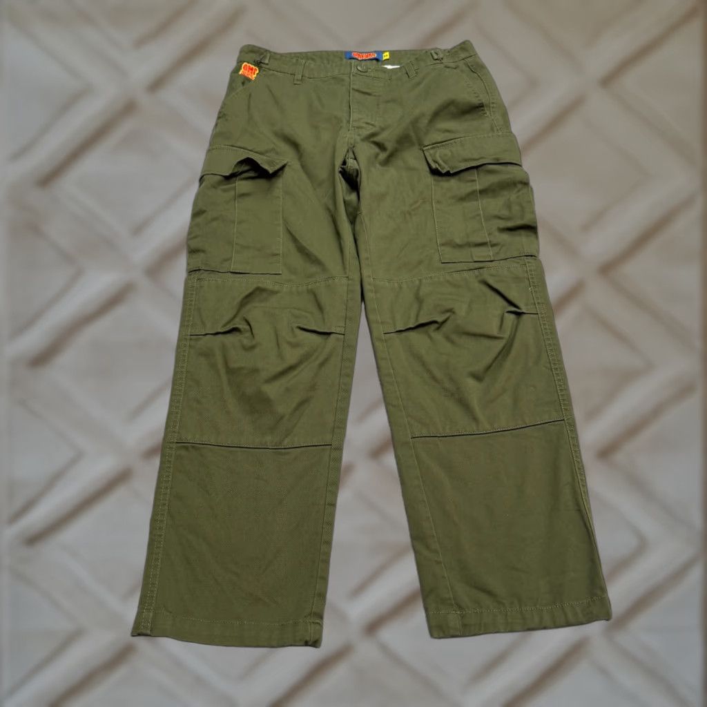 Empyre Vintage Gmpyre Relax Cargo Pants Mens 28 Olive Green Straight Casual 32x26 Size US 28 / EU 44 - 1 Thumbnail