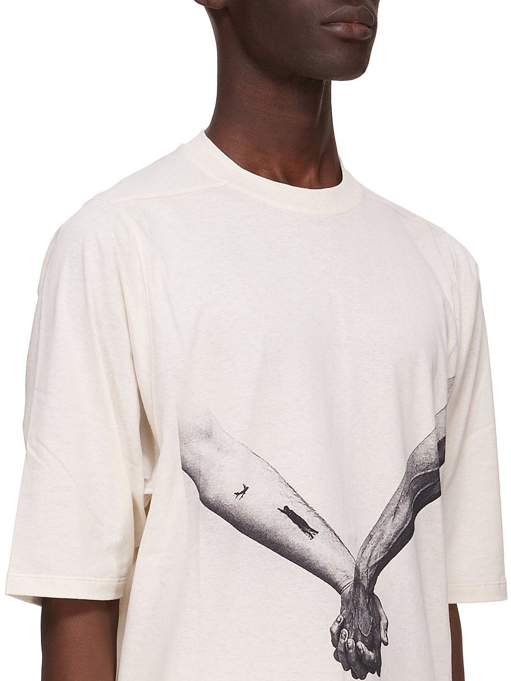 Rick Owens BNWT SS25 RICK OWENS "HOLLYWOOD" RUNWAY JUMBO SS T TSHIRT L Size US L / EU 52-54 / 3 - 13 Thumbnail