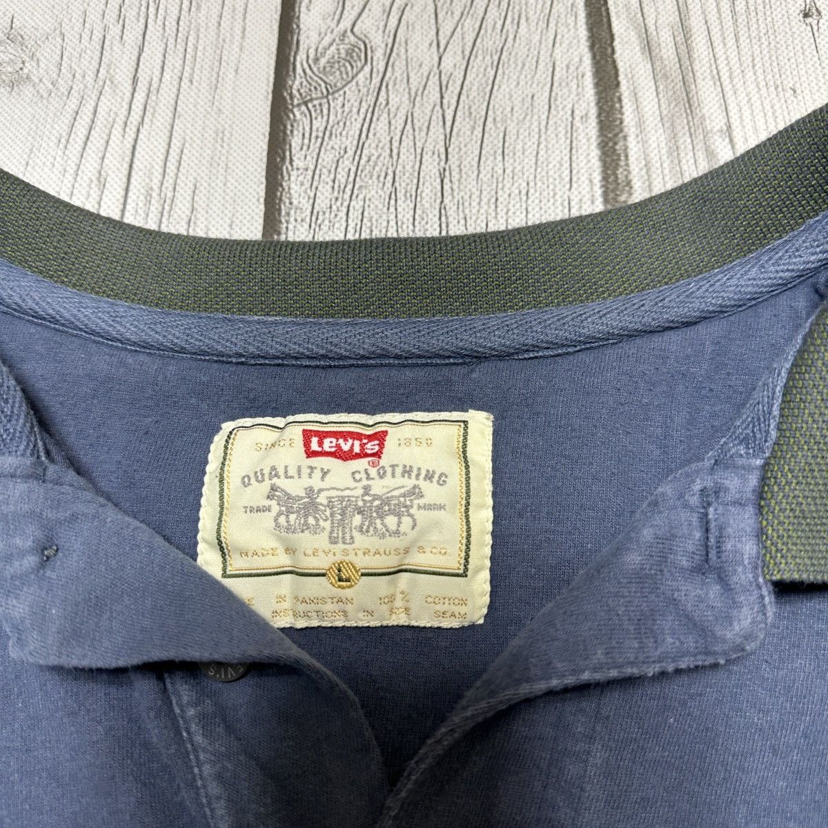 Levi's × Vintage Vintage Levi’s polo shirt Size US L / EU 52-54 / 3 - 4 Thumbnail