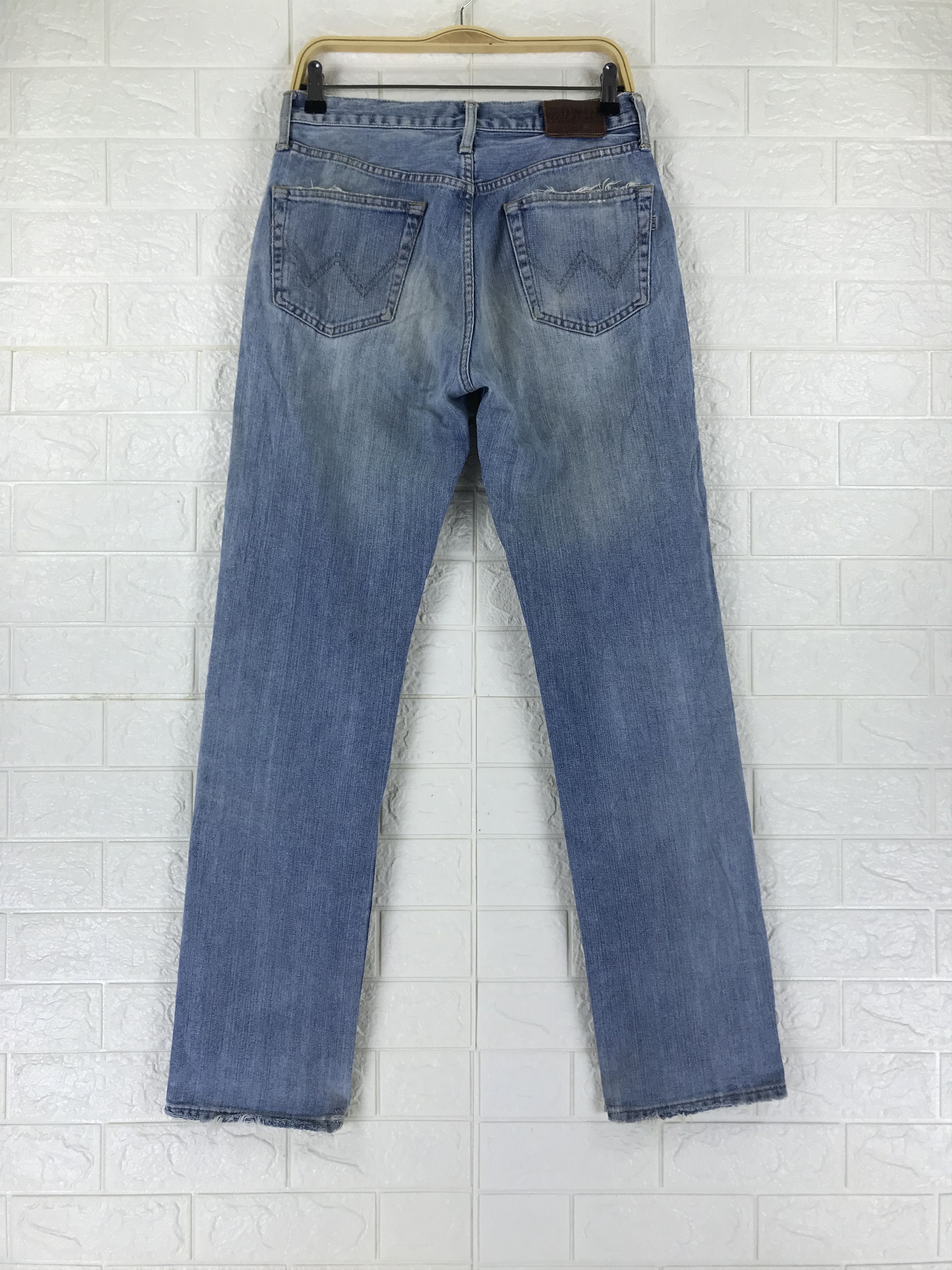 Edwin Vintage Edwin 403 Light Wash Distressed Jeans Size US 30 / EU 46 - 5 Thumbnail