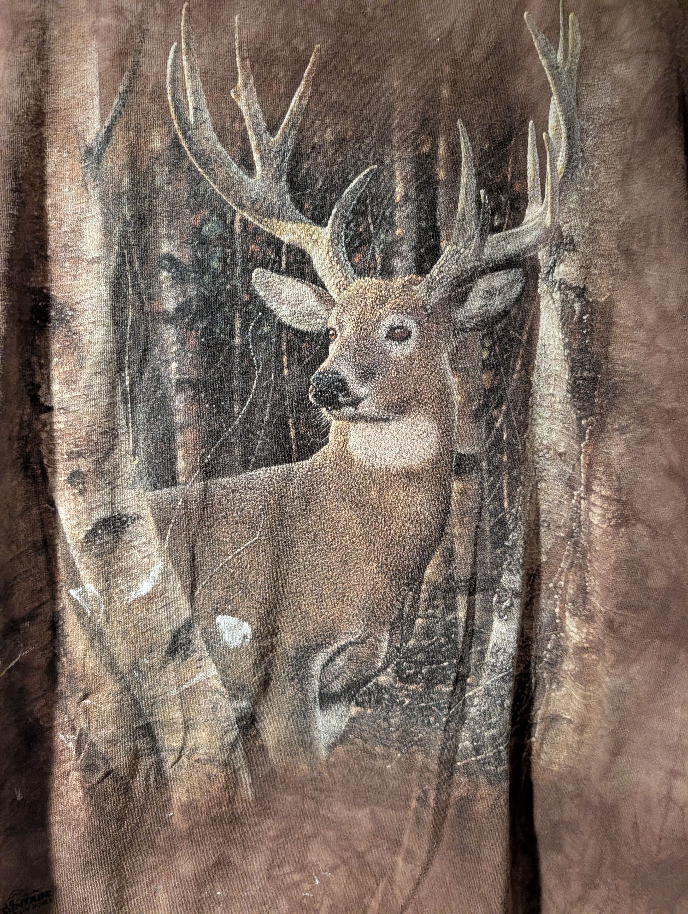 The Mountain The Mountain Buck Deer Graphic Vintage Nature T-Shirt L Size US L / EU 52-54 / 3 - 2 Thumbnail