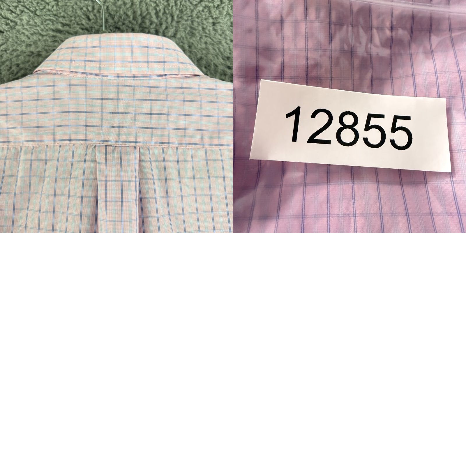 Pinko Gitman Bros. Button-Up Shirt Mens Medium Pink Plaid Long Sleeve VTG USA Made Size US M / EU 48-50 / 2 - 9 Thumbnail