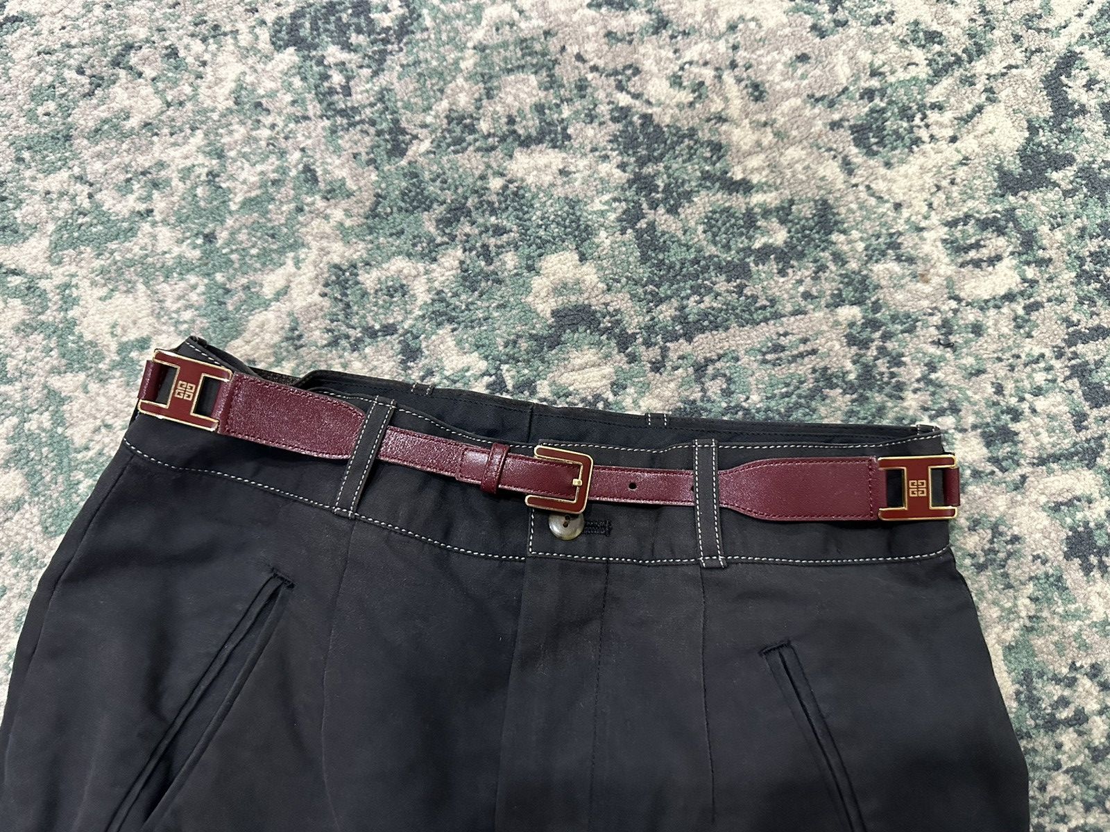 Givenchy Vintage 1980 Givenchy Leather Ladies Belt Size ONE SIZE - 2 Thumbnail