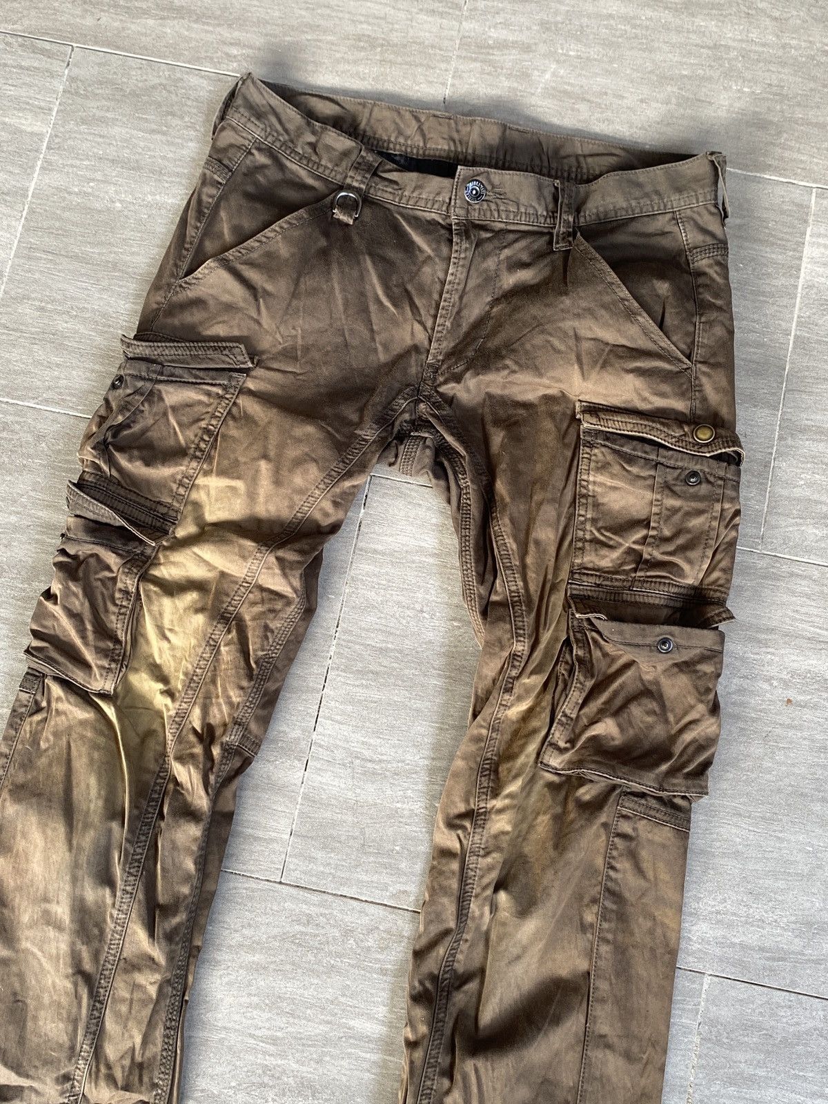 HIDEAWAYS × Japanese Brand 🔥STEALS🔥Hideaways Nicole Cargo pant multipocket Size 31" - 1 Thumbnail