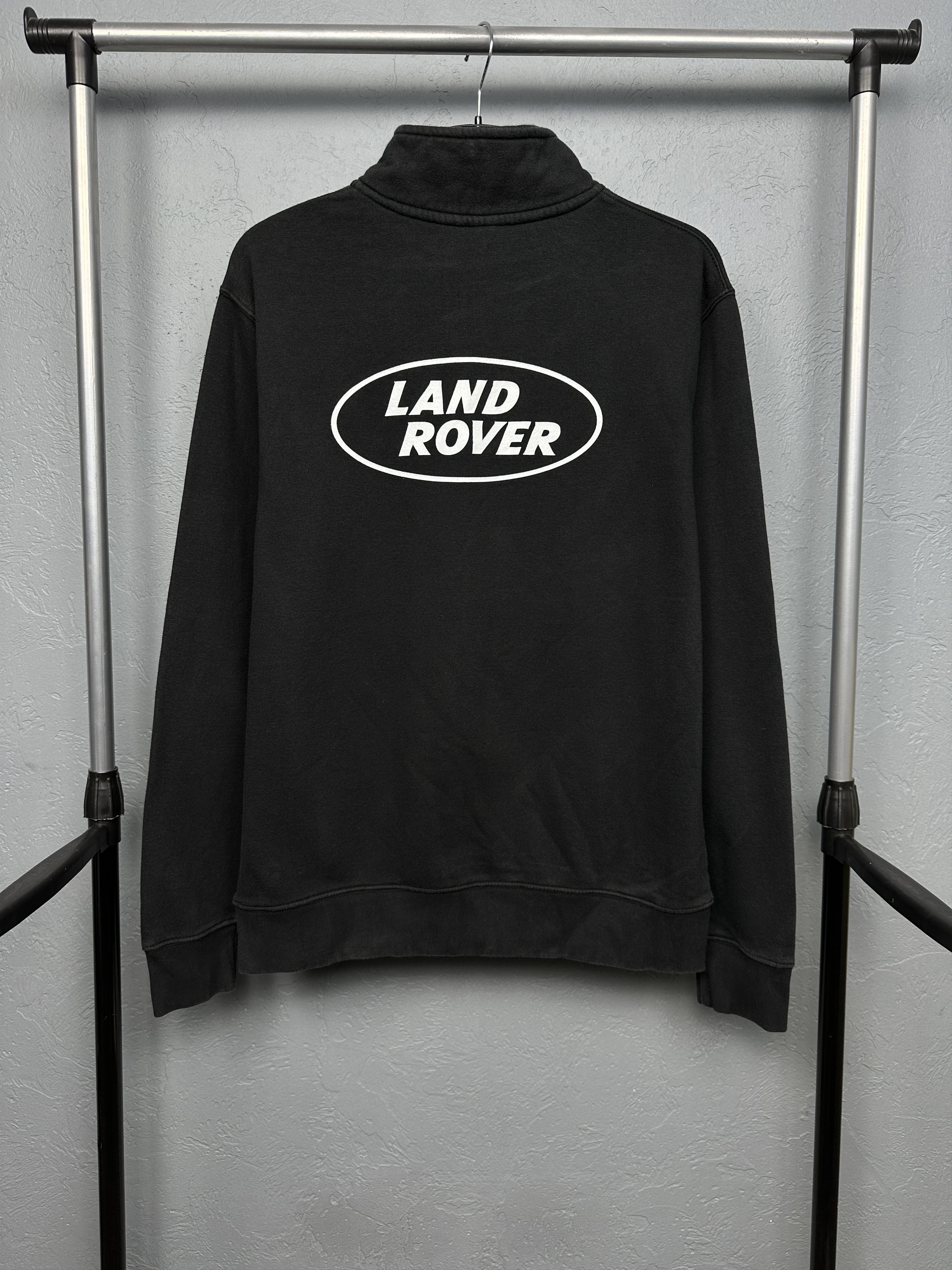 Vintage Land Rover Vintage Mens Workwear 1\4 Zip Sweatshirt Size US L / EU 52-54 / 3 - 1 Thumbnail
