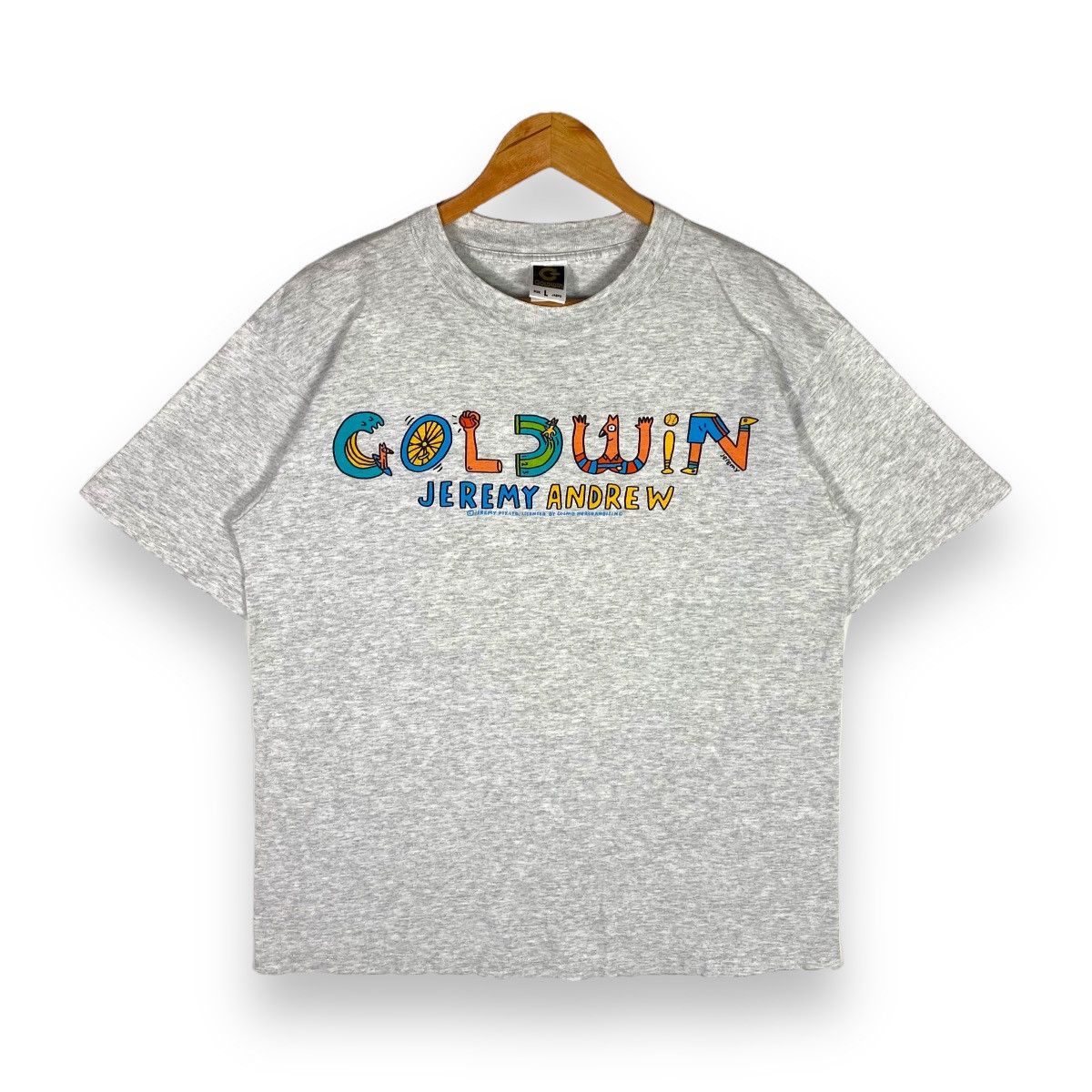 Goldwin × Japanese Brand × Vintage VINTAGE 90's GOLDWIN JEREMY ANDREW ART TEE Size US L / EU 52-54 / 3 - 1 Thumbnail