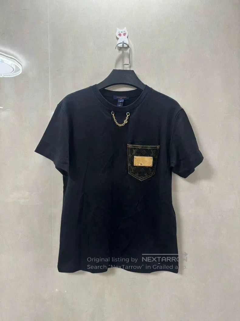 Louis Vuitton Louis Vuitton Black Denim Pocket T. Size US S / EU 44-46 / 1 - 1 Thumbnail