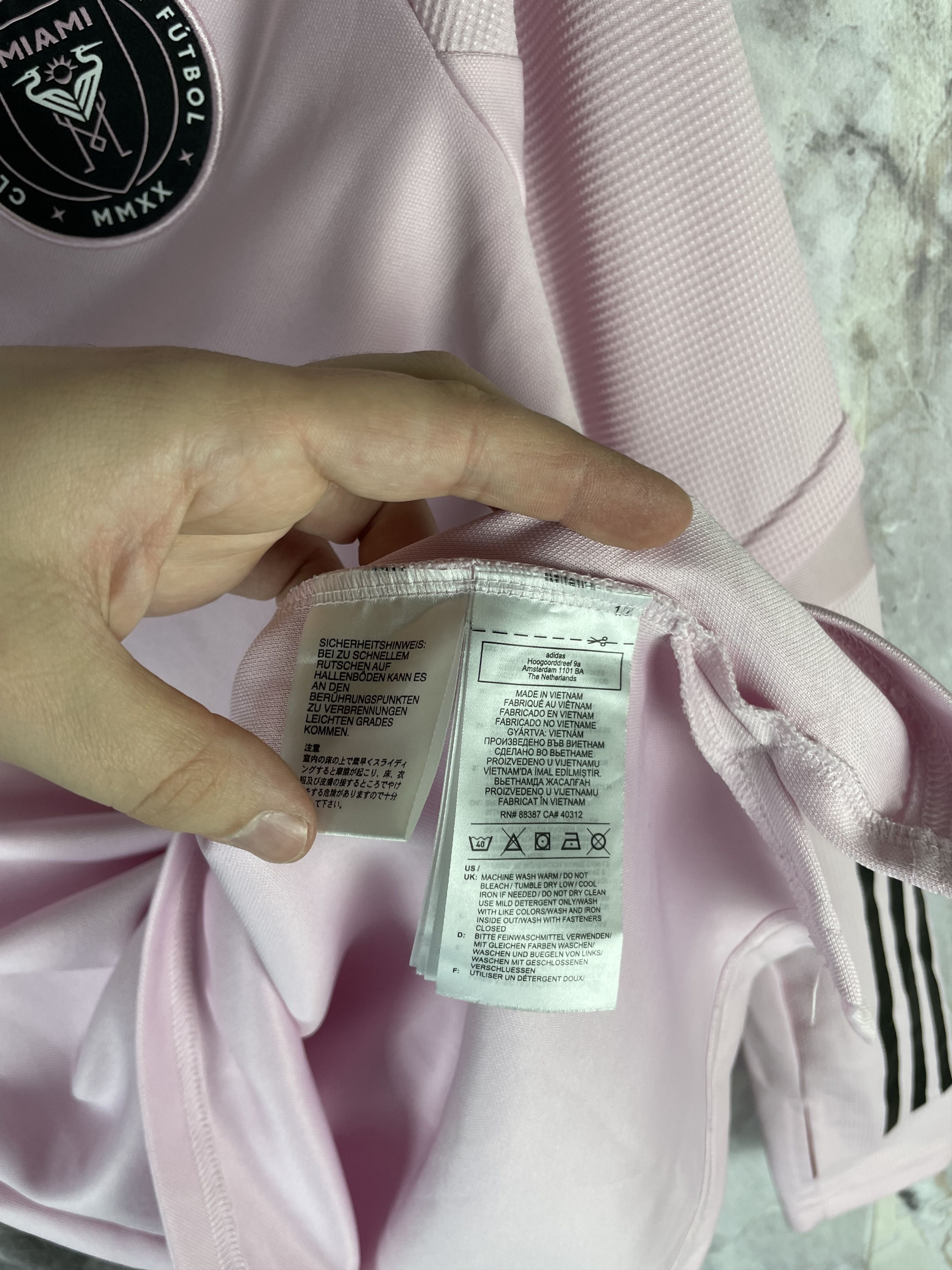 Adidas Inter Miami adidas 1/4 Zip Training Soccer Jacket Size US S / EU 44-46 / 1 - 8 Thumbnail