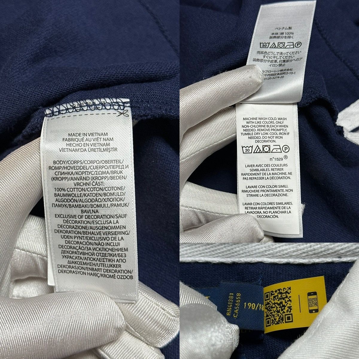 Polo Ralph Lauren Polo Ralph Lauren Rugby Longsleeve Blue Shirt Size US XXL / EU 58 / 5 - 11 Thumbnail