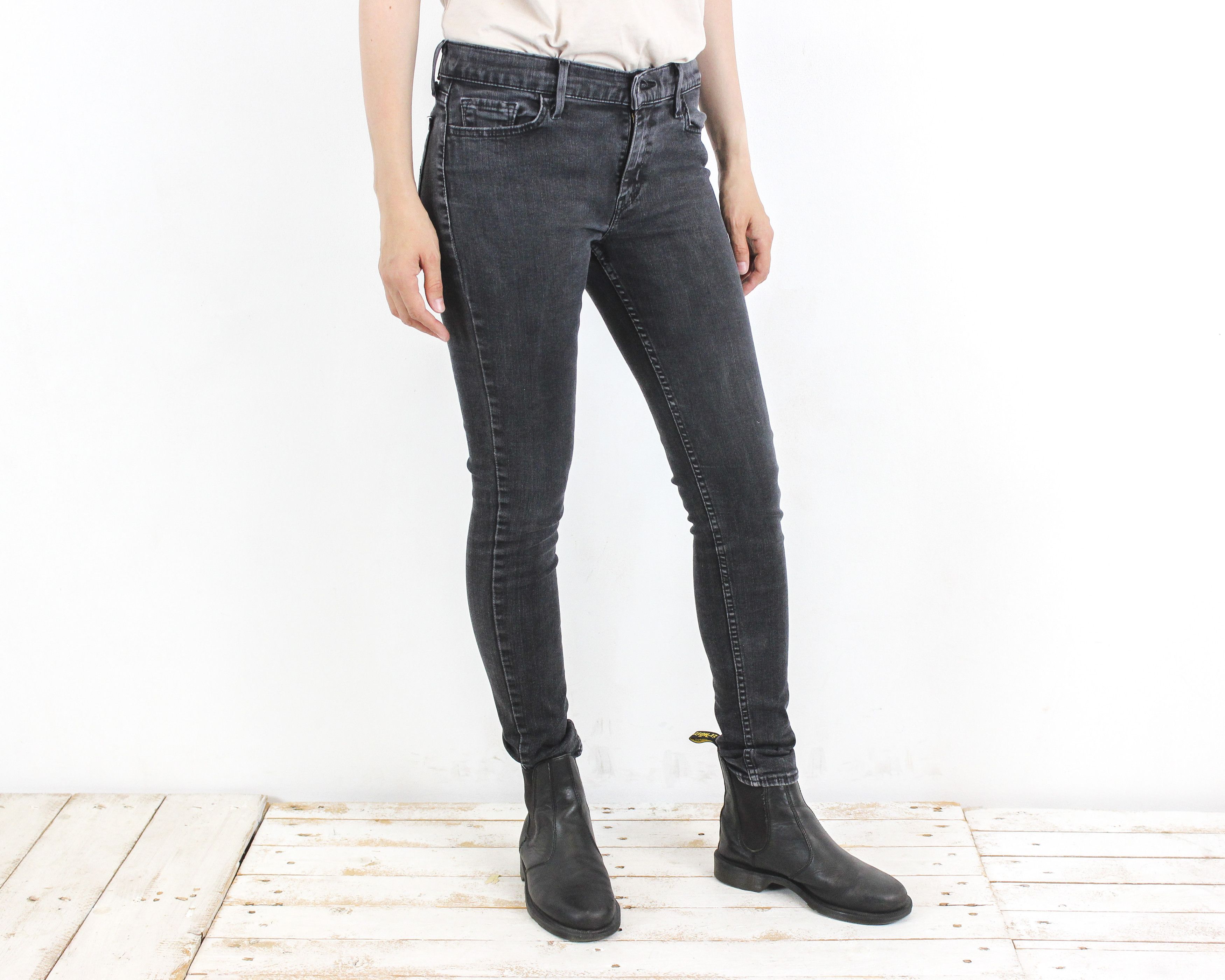 Levi's Super Skinny Women W29 L30 Jeans Denim Pants Trousers Casual Size 29" - 1 Thumbnail