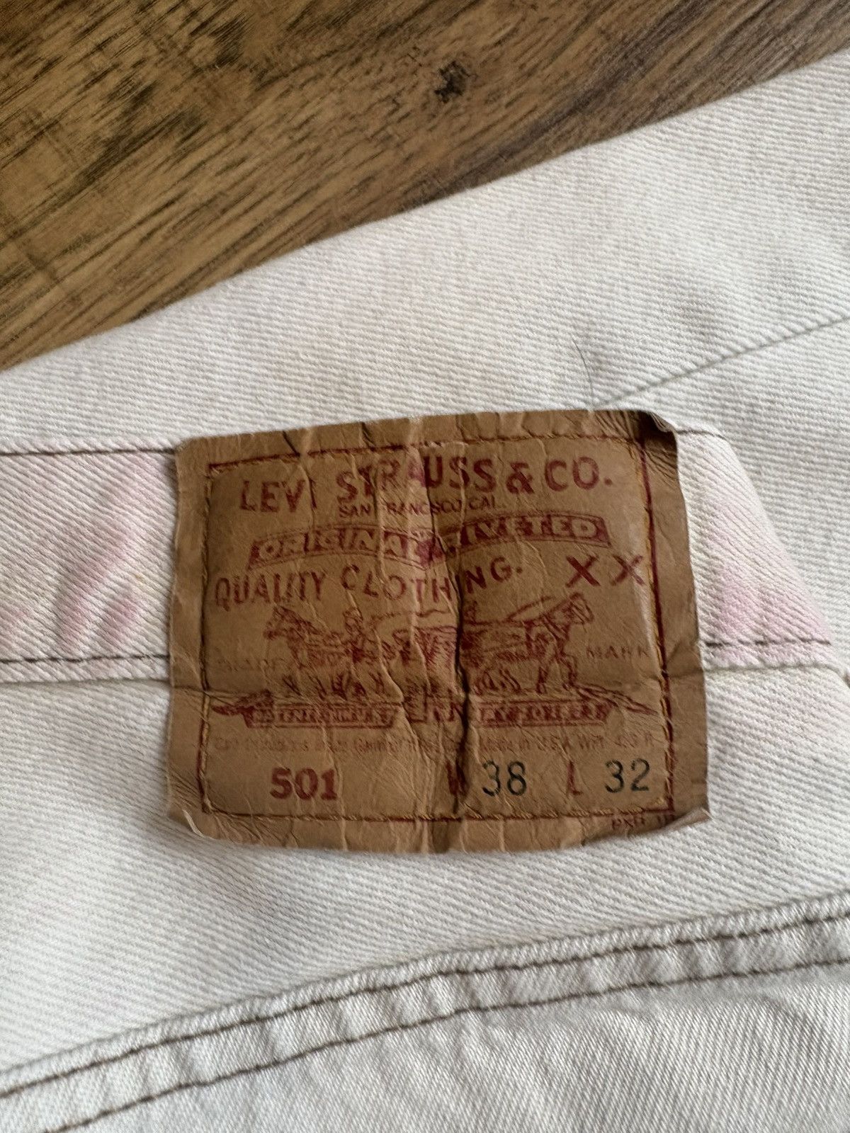 Levi's × Levi's Made & Crafted × Levi's Vintage Clothing Levis Denim Made in USA 1993 w38 l32 Size US 38 / EU 54 - 5 Thumbnail